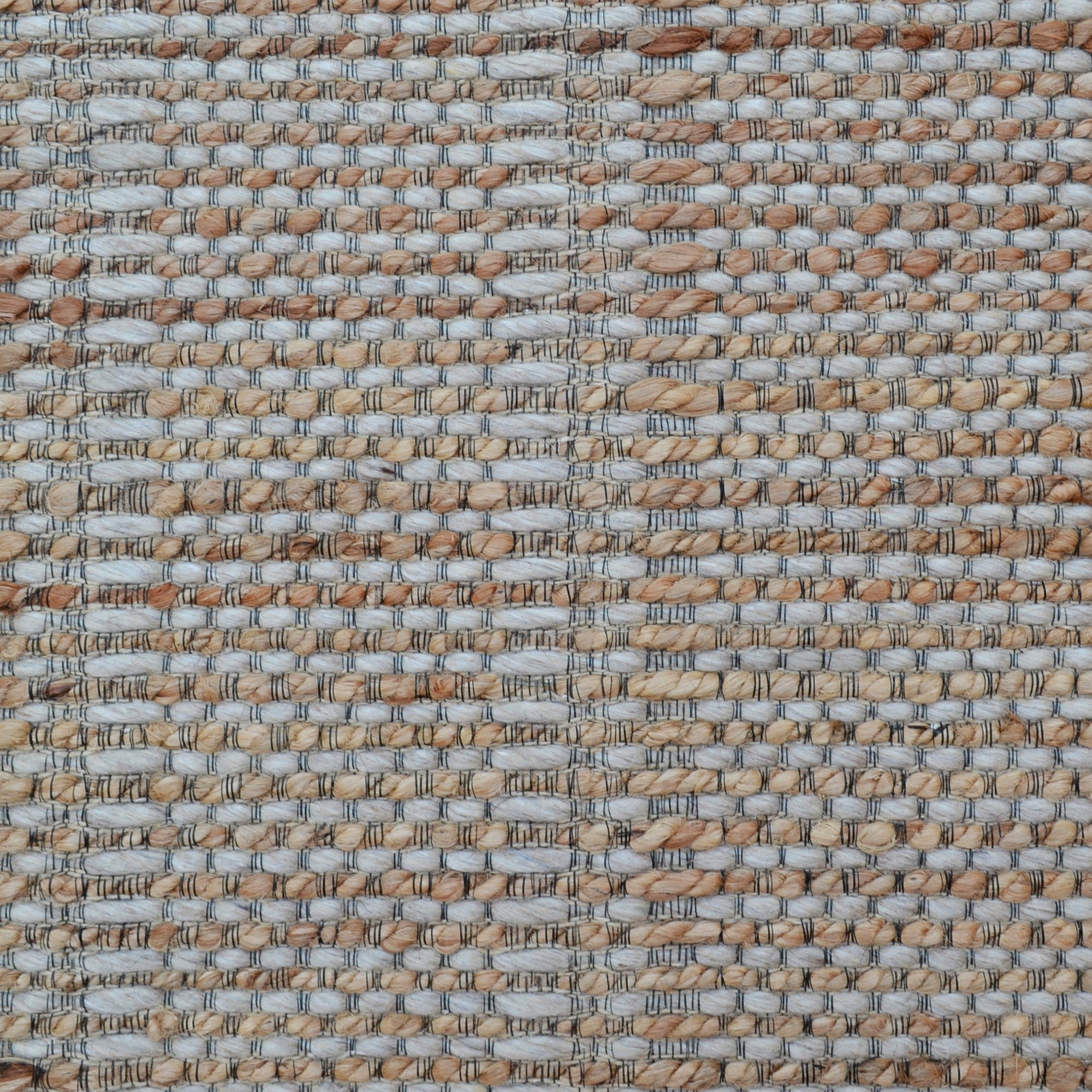 Handwoven Wool & Jute Rug-Cedar 510-Natural/Silver-110x160cm