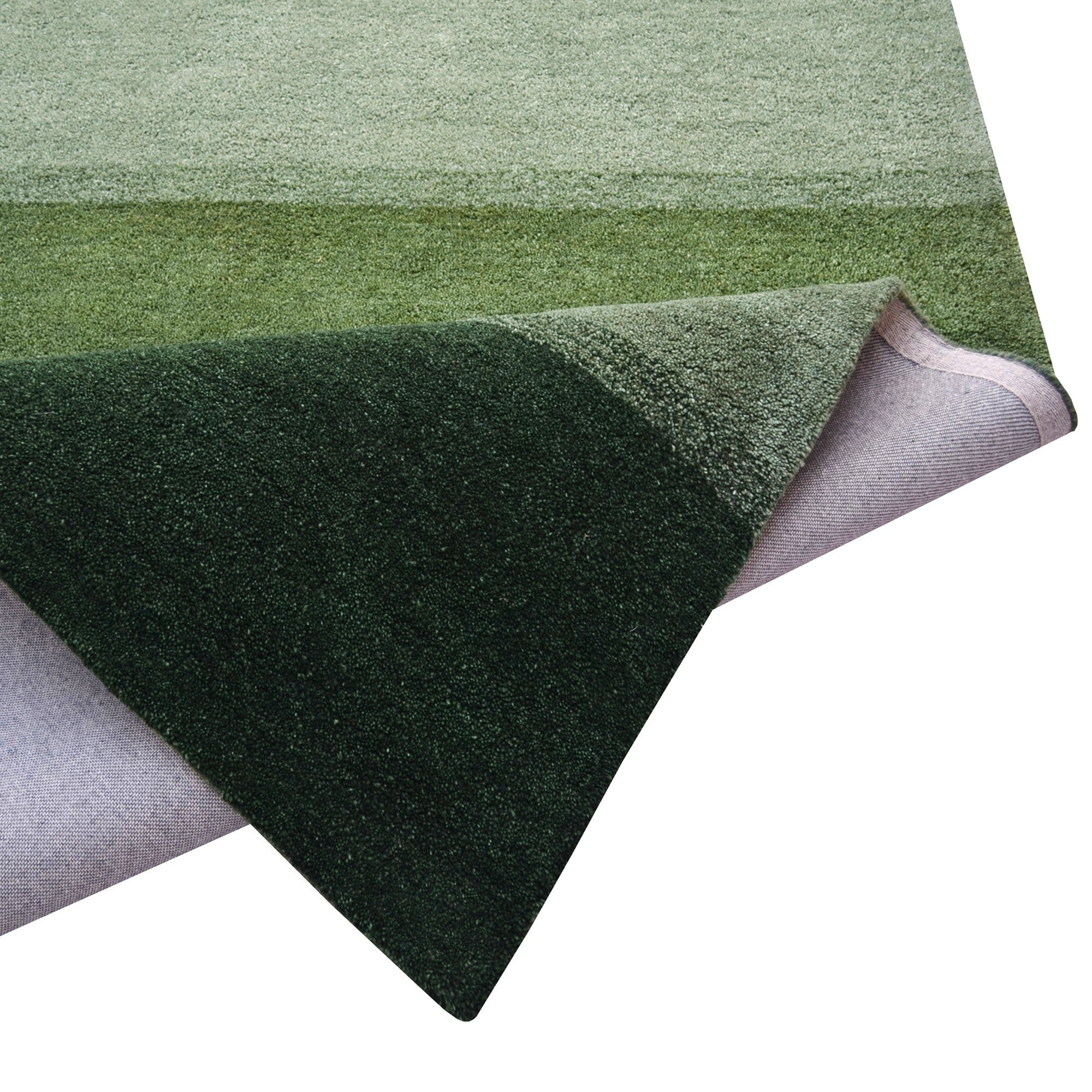 Handmade Gabbeh Wool Rug-128- SAGE GREEN-80x150cm