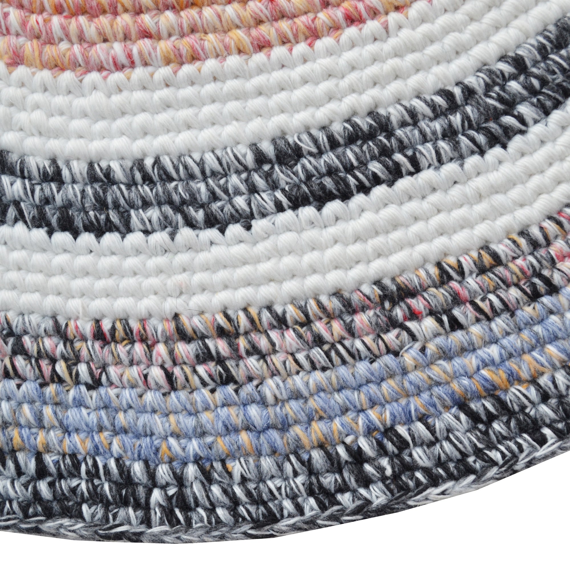 Handwoven Round Rug-Orbit 6223-Ivory Multi-120x120cm