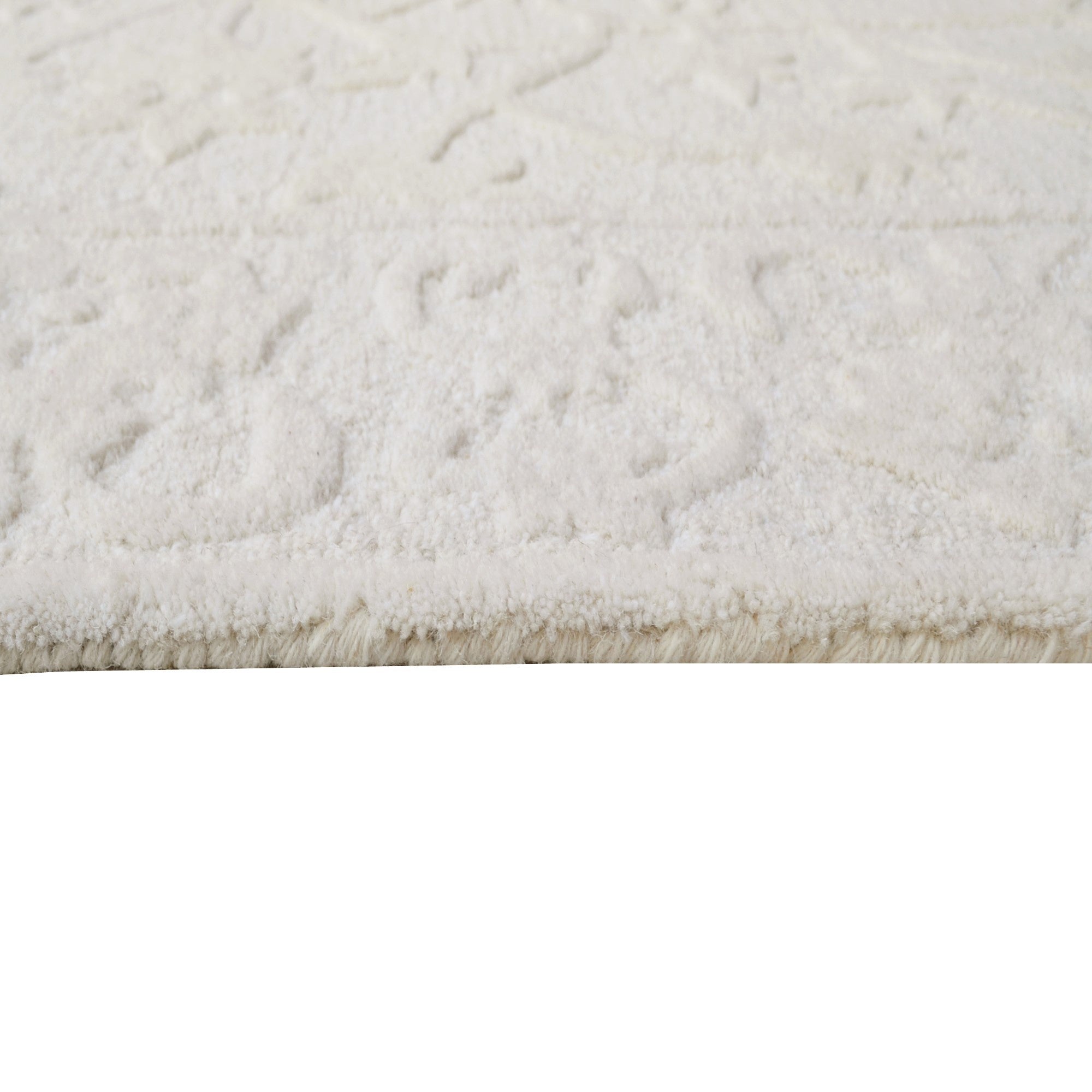 Handmade Amalfi Wool Rug-6424-IVORY-110x160cm