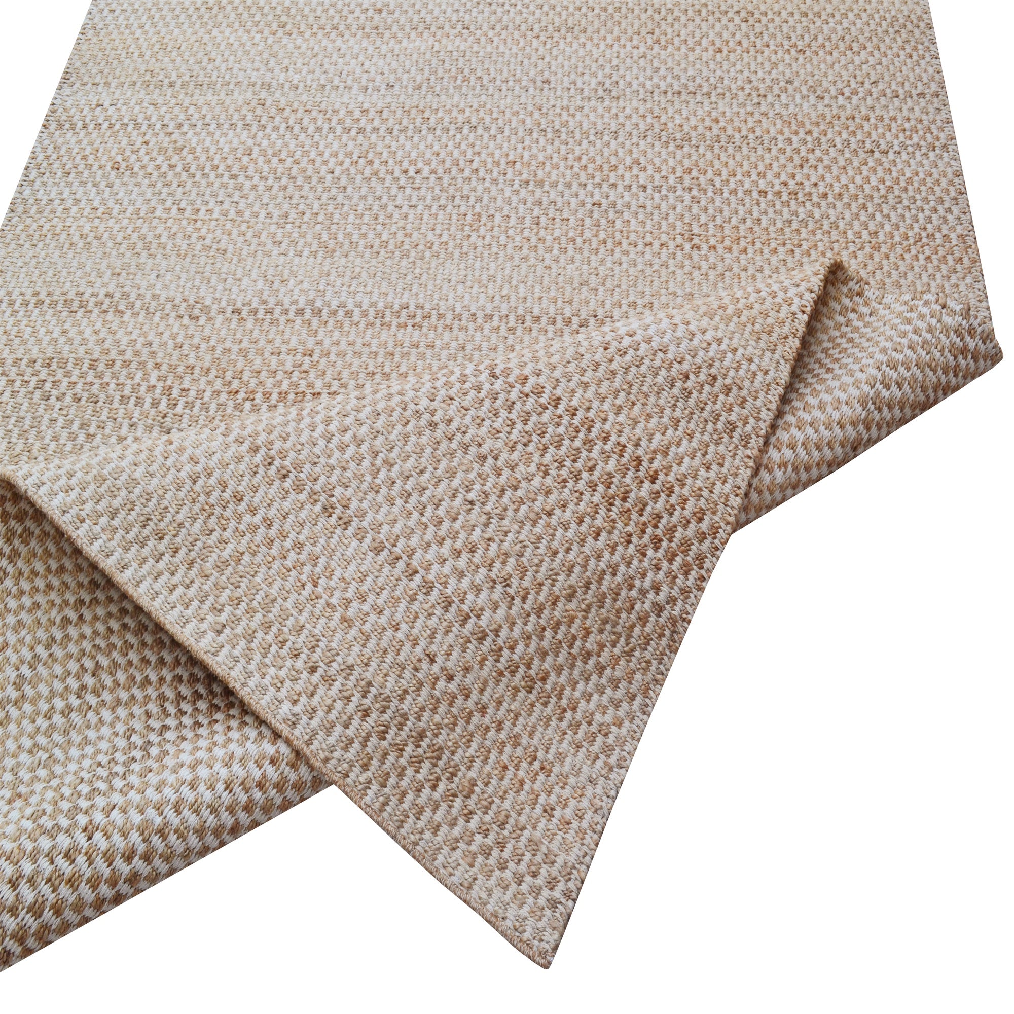 Handwoven Cotton and Jute Rug- BALI 1149-Natural-80x150cm