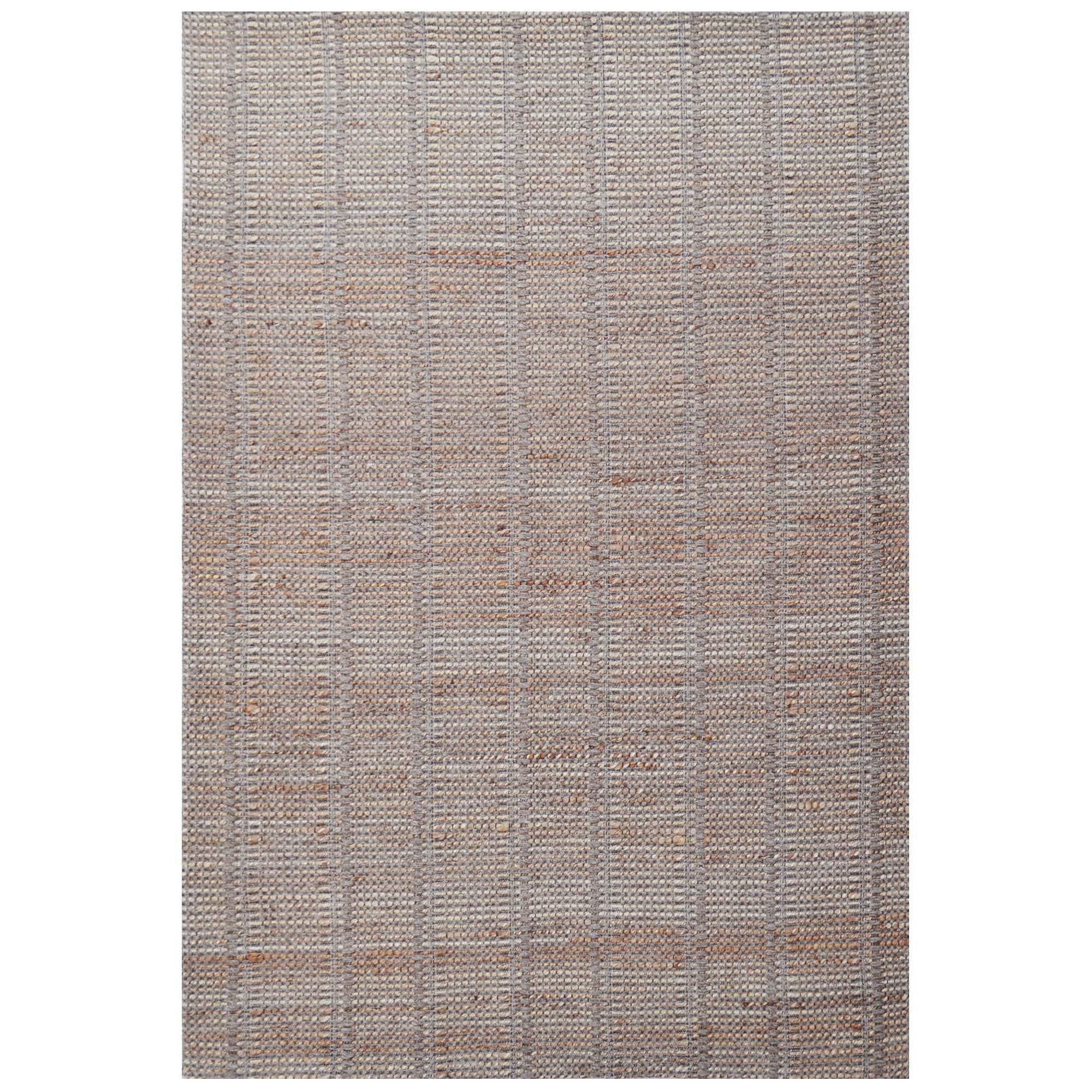 Handwoven Wool & Jute Rug-Cedar 509-Natural/Brown-110x160cm