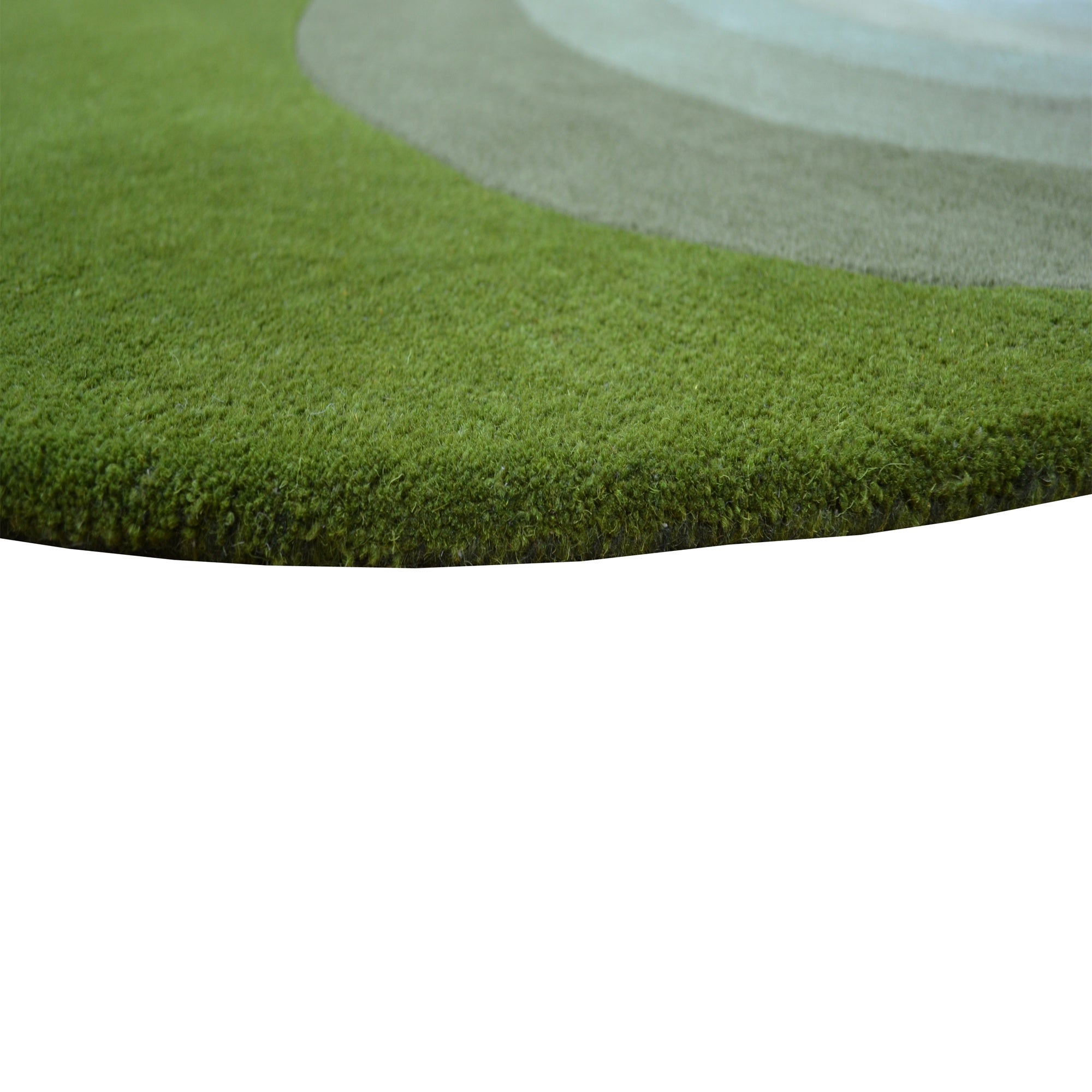 Handtufted Wool Rug-Florian 6446-Sage Green-160X160cm