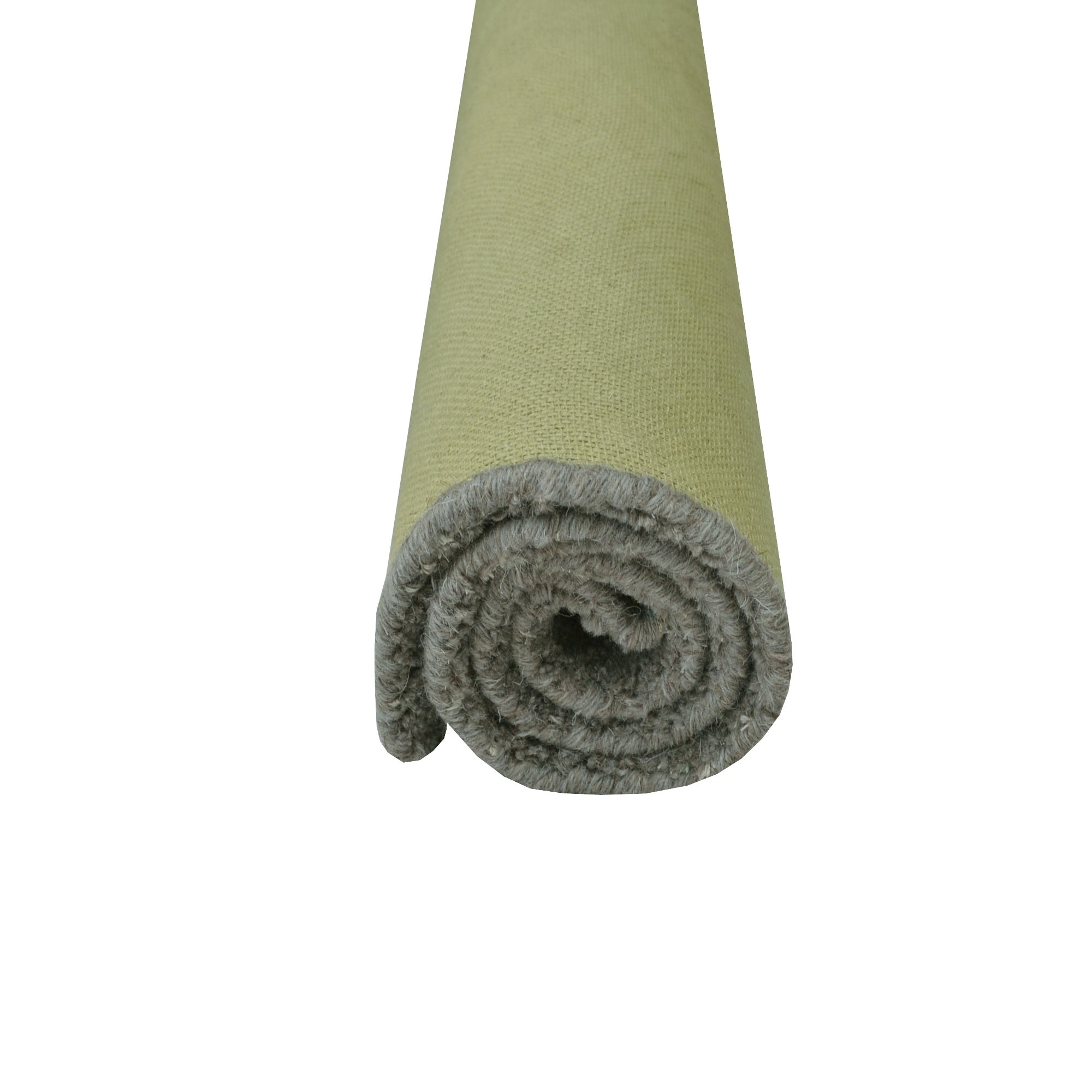 Handmade Chevron Wool Rug- 6439- A.Green-60x90cm