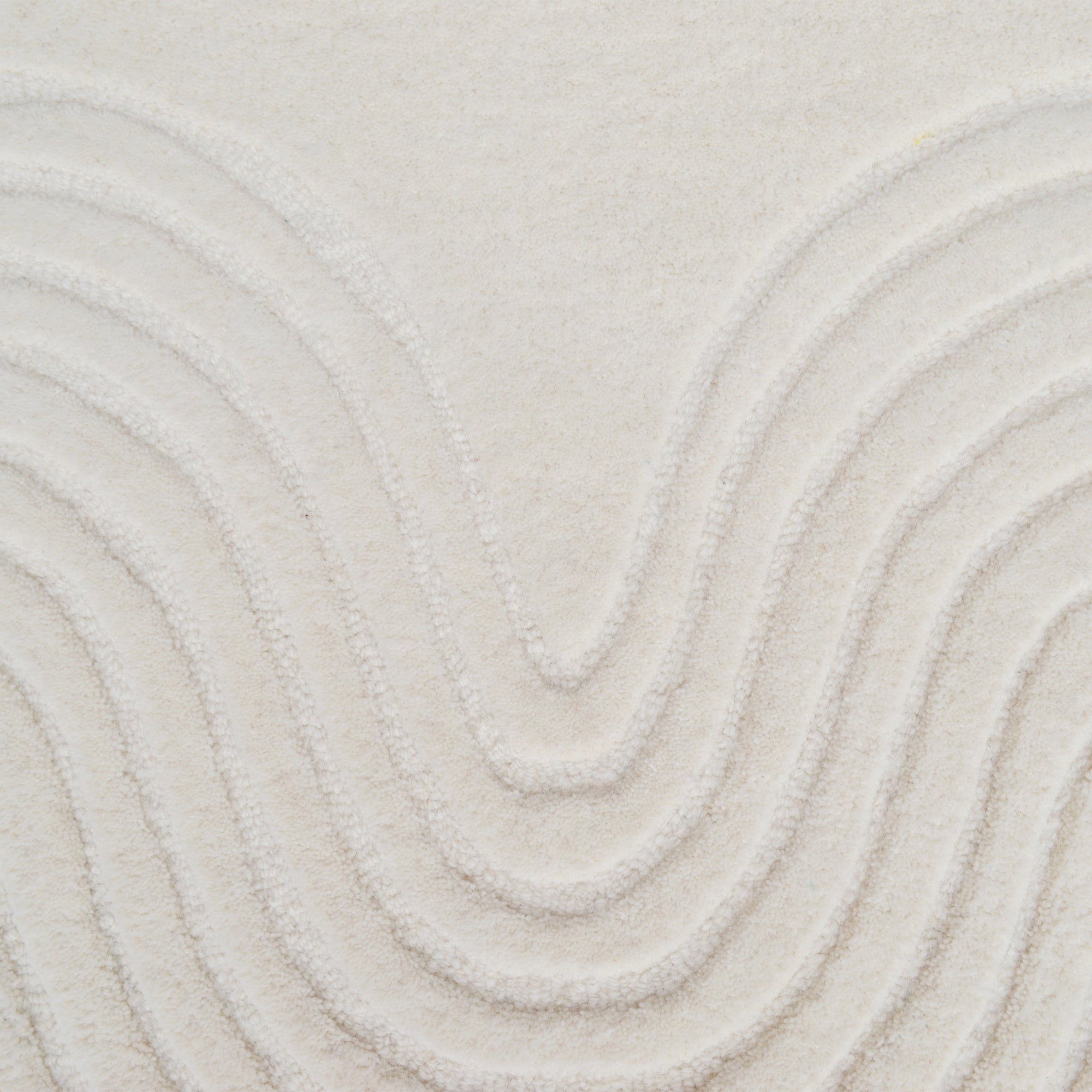 Handmade Novelty Wool Rug-6429-Ivory-110x160cm