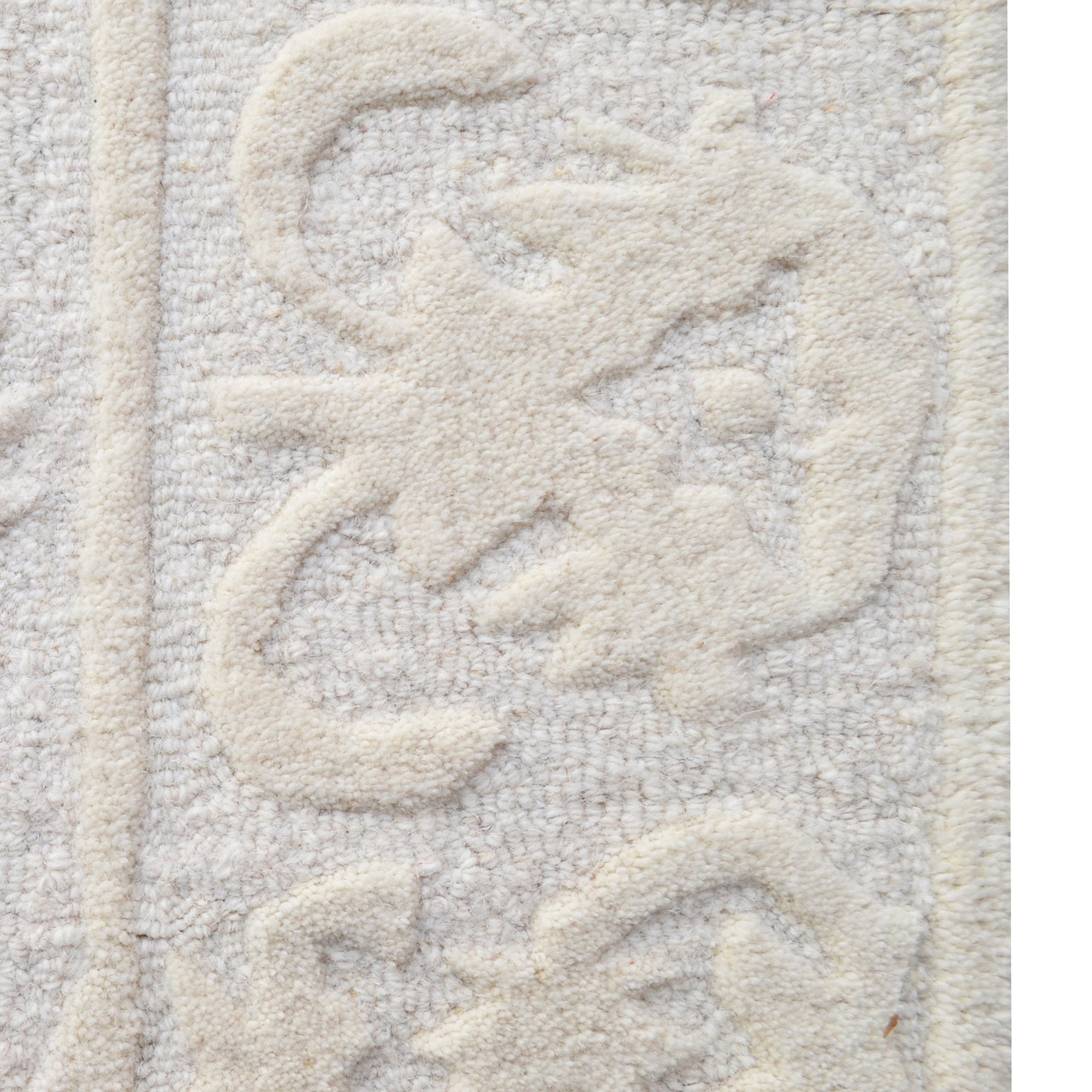 Handmade Amalfi Wool Rug-6424-IVORY-110x160cm
