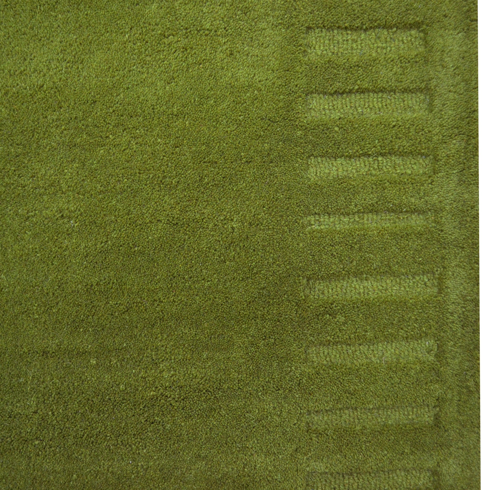 Handtufted Wool Rug-Unique 6445-Garden Green-110X160cm