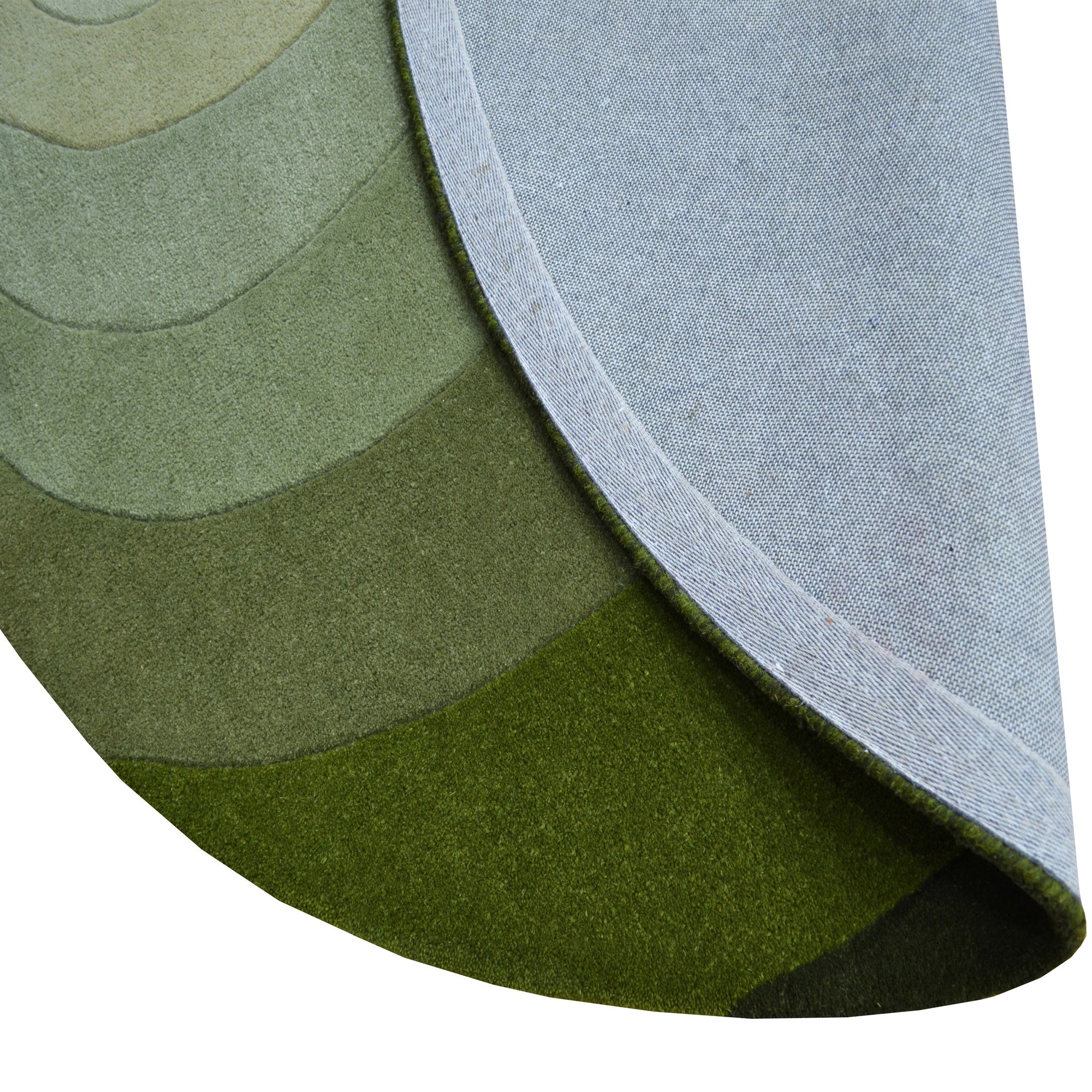 Handtufted Wool Rug-Florian 6446-Sage Green-160X160cm
