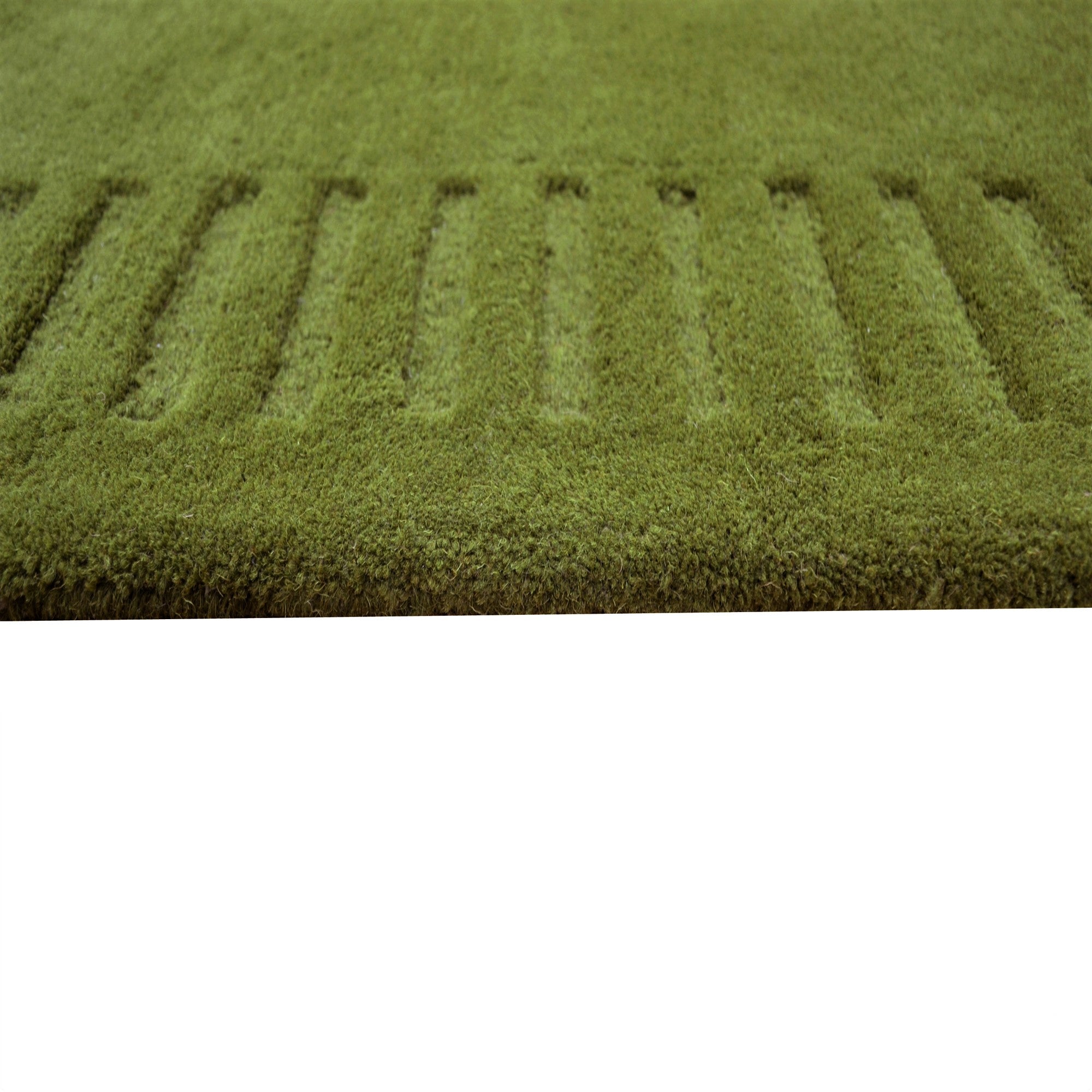 Handtufted Wool Rug-Unique 6445-Garden Green-110X160cm
