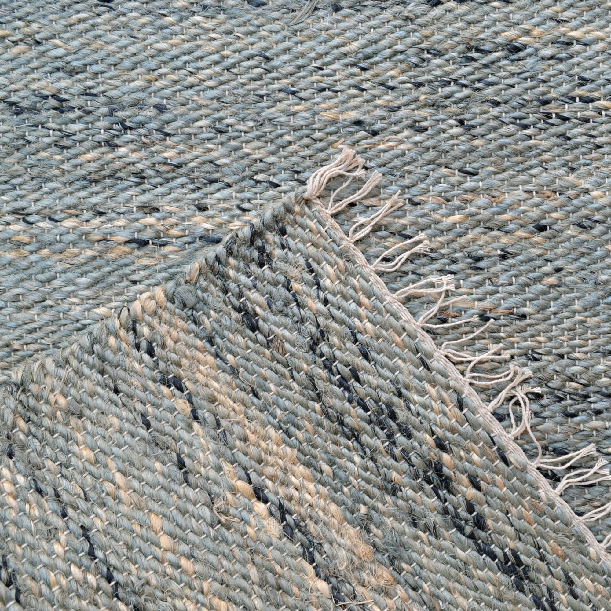 Natural Handwoven Jute Rug-Falcon 1130-Green-110x160cm