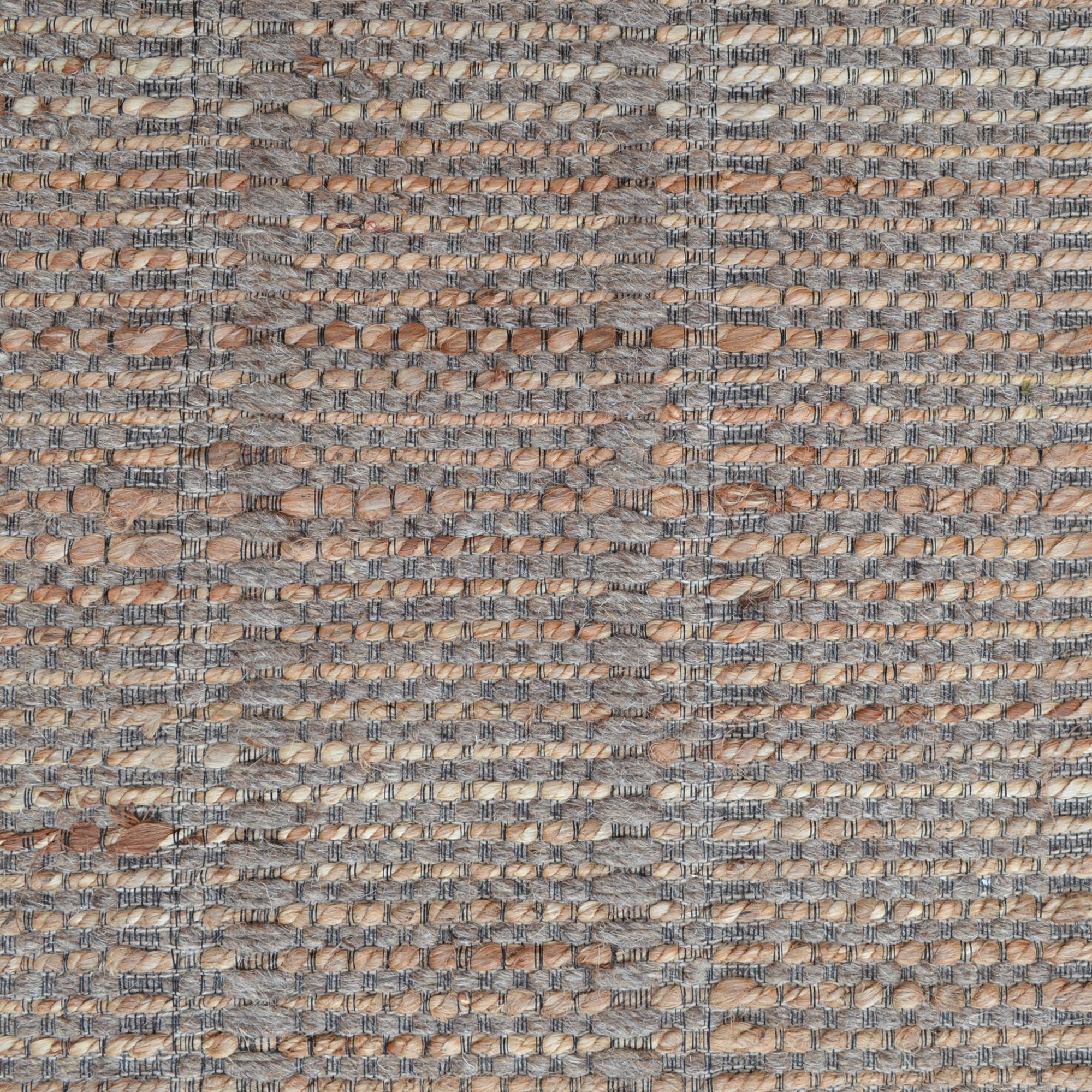 Handwoven Wool & Jute Rug-Cedar 509-Natural/Brown-110x160cm