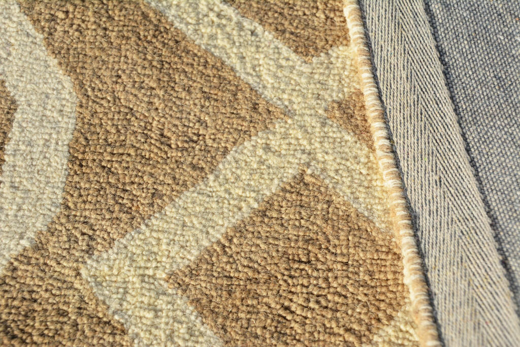 Handmade Tie-Dye Wool Rug - Maryland 1170 - Brown - 190x280cm