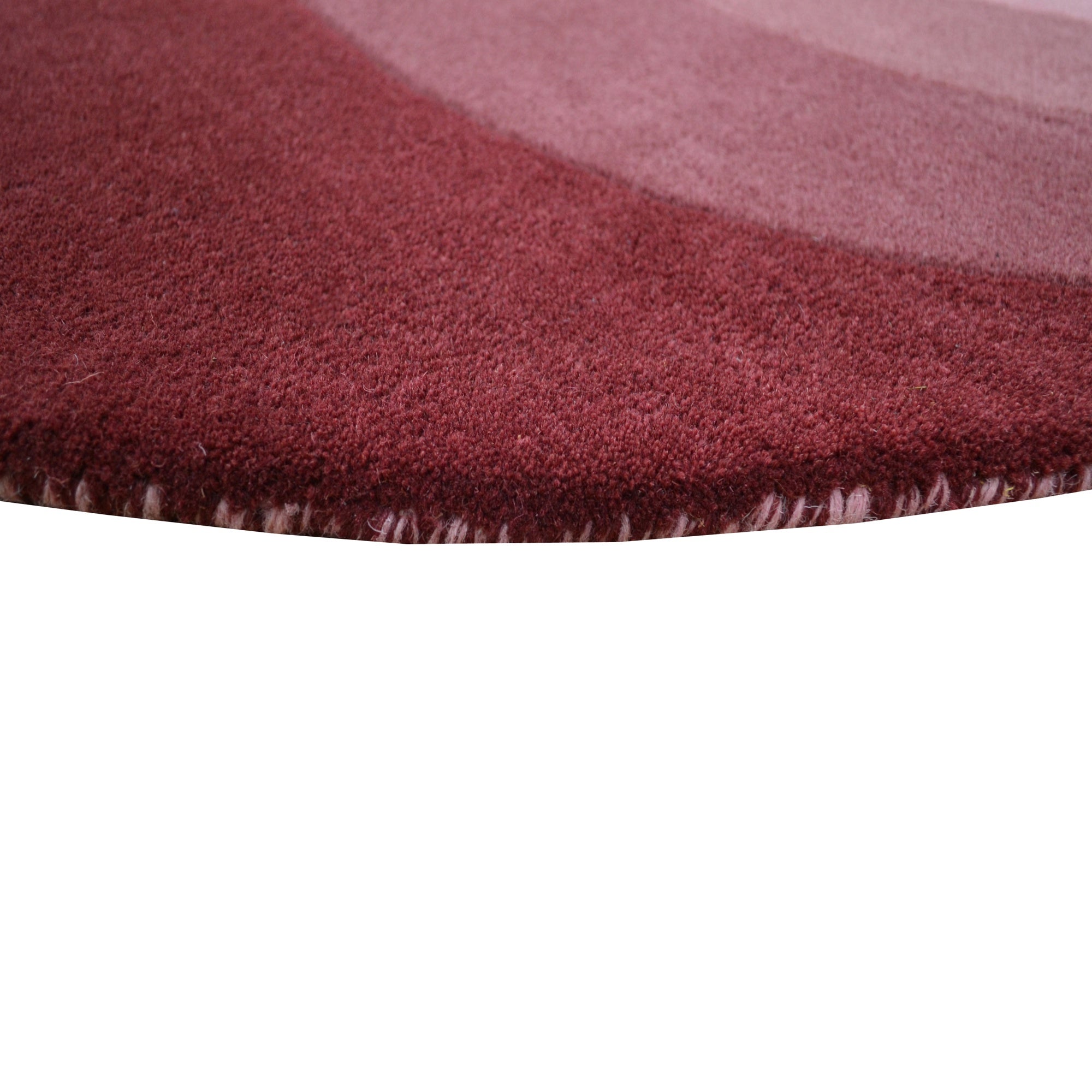 Handtufted Wool Rug-Florian 6446-Ruby Wine-160X160cm