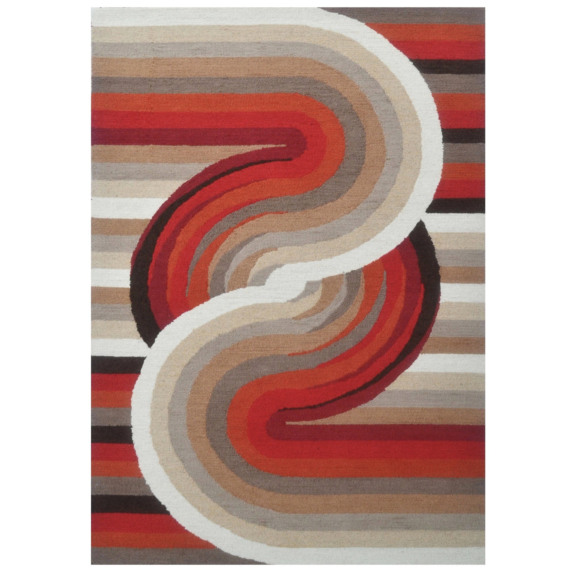 Handmade Luna Wool Rug- 6441-Multi-110x160cm