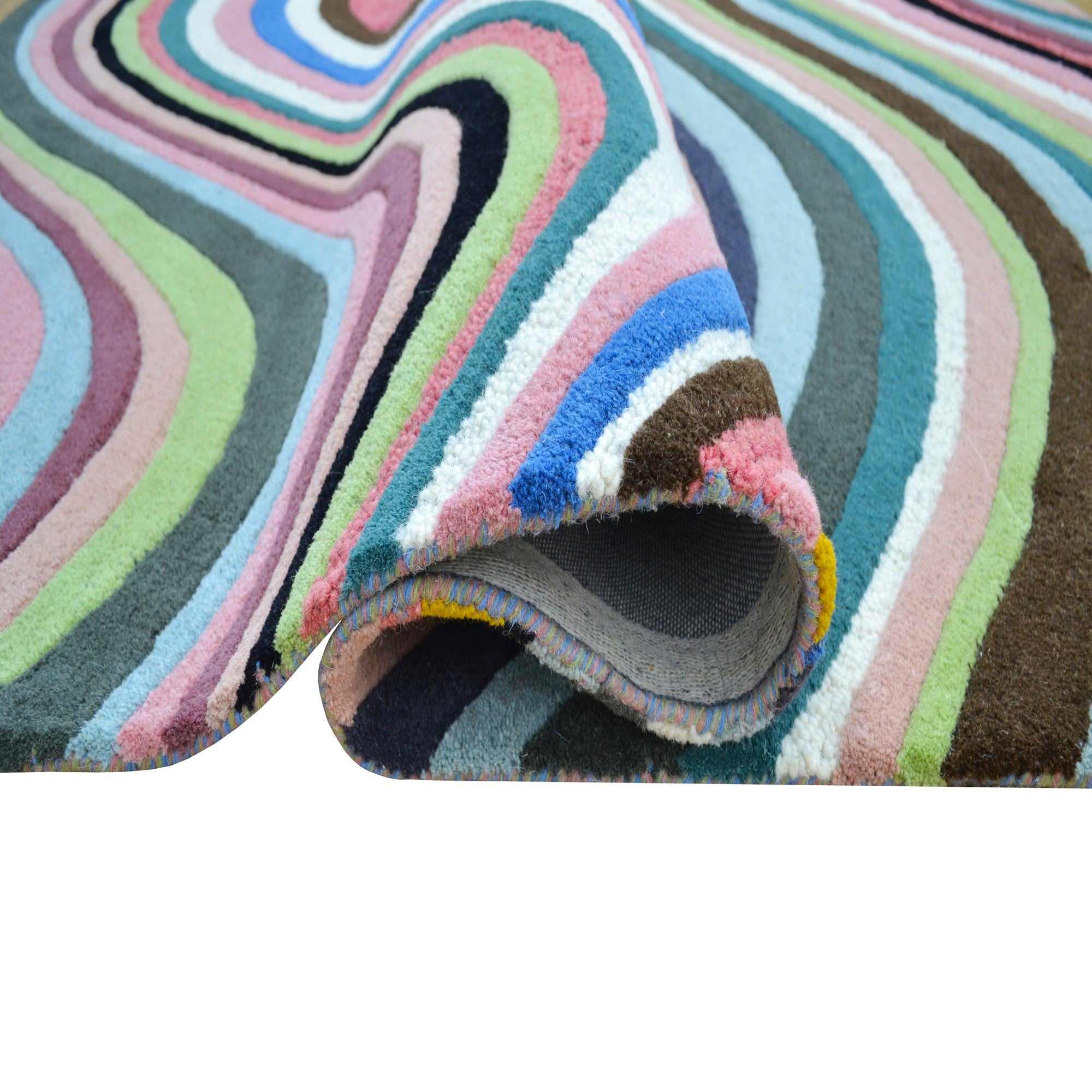 Handmade Cairns Wool Rug-6437-Multi-80x150cm