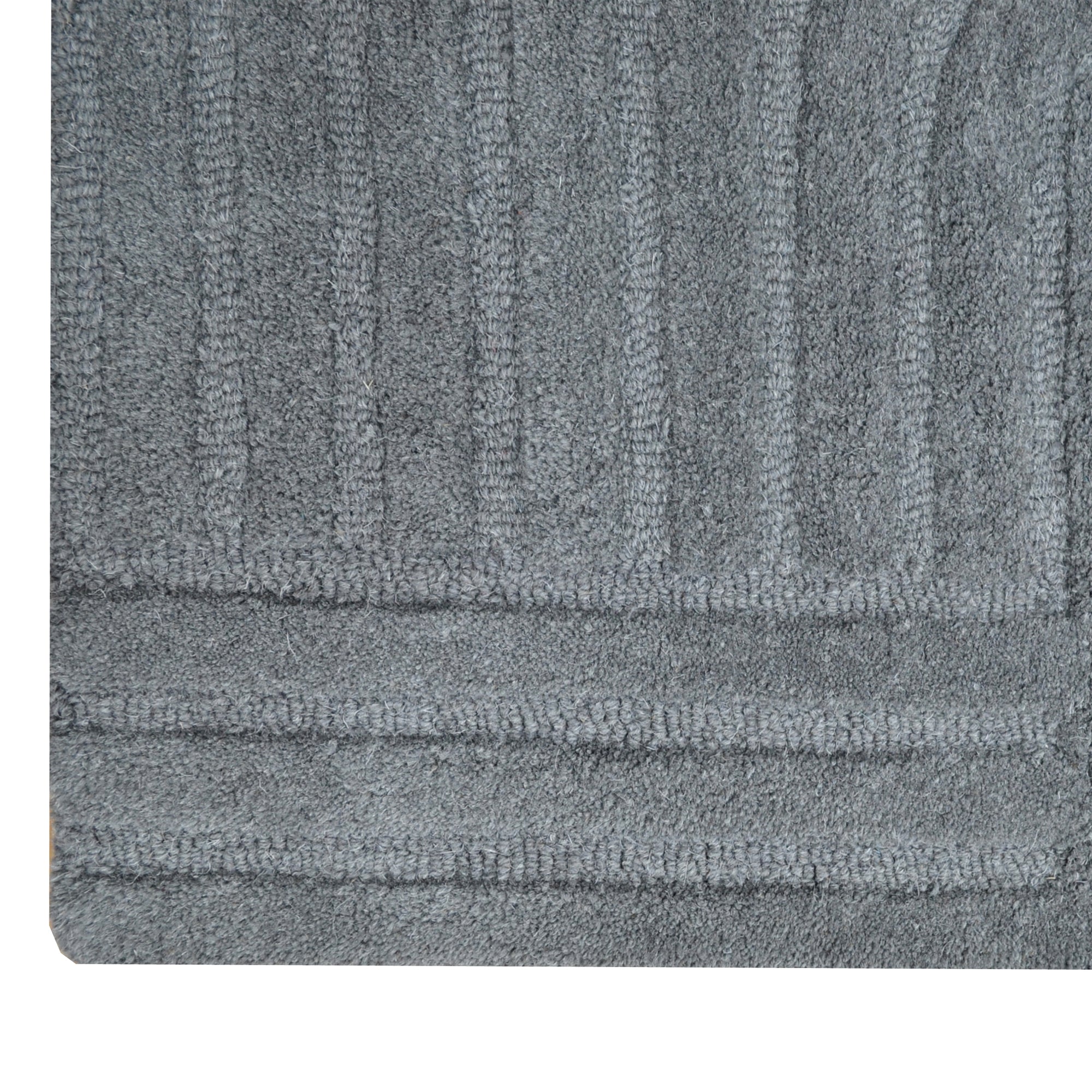 Contemporary Handwoven Wool Rug-Unity 6230-Smoke-110x160cm