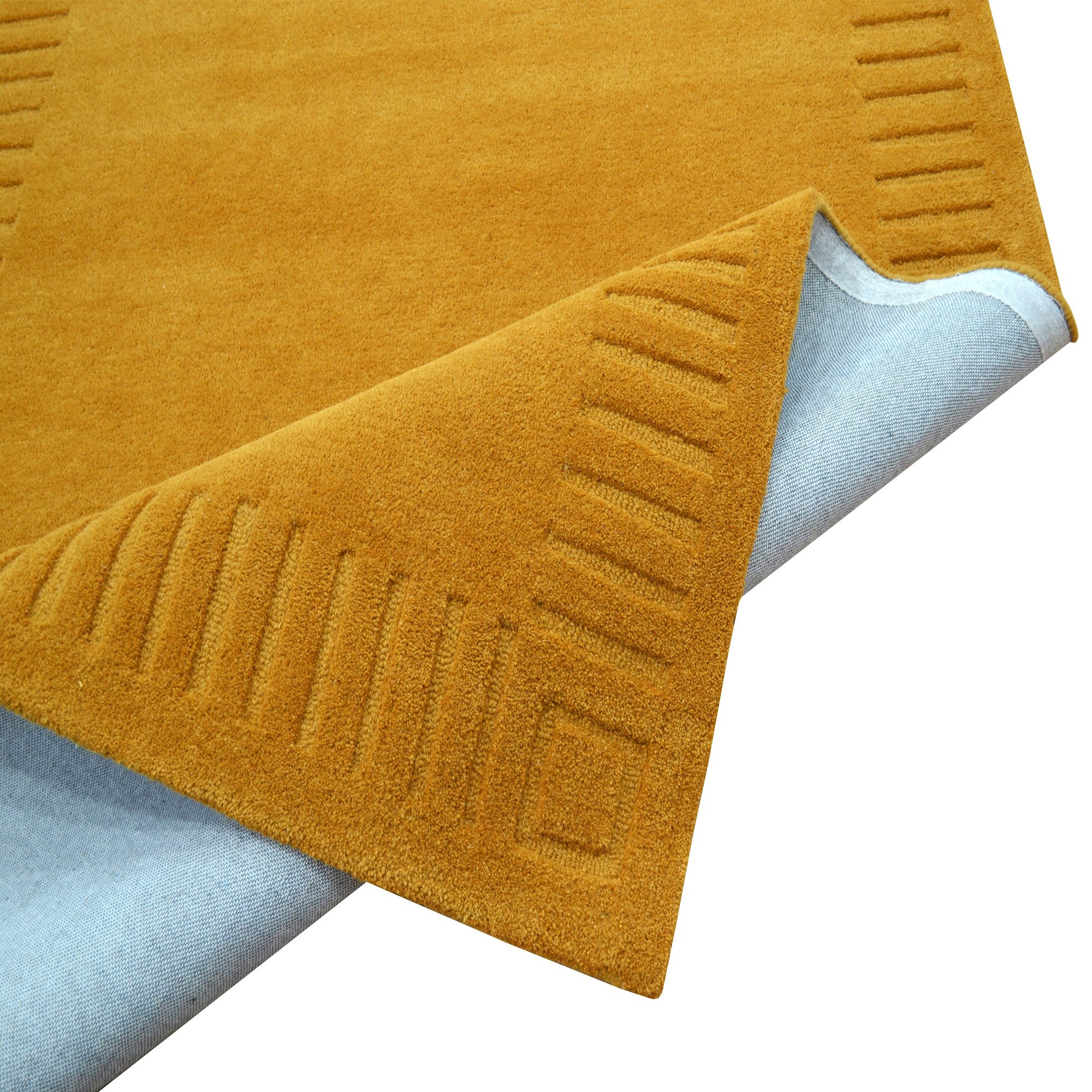 Handtufted Wool Rug-Unique 6445-Lemon Chrome-110X160cm