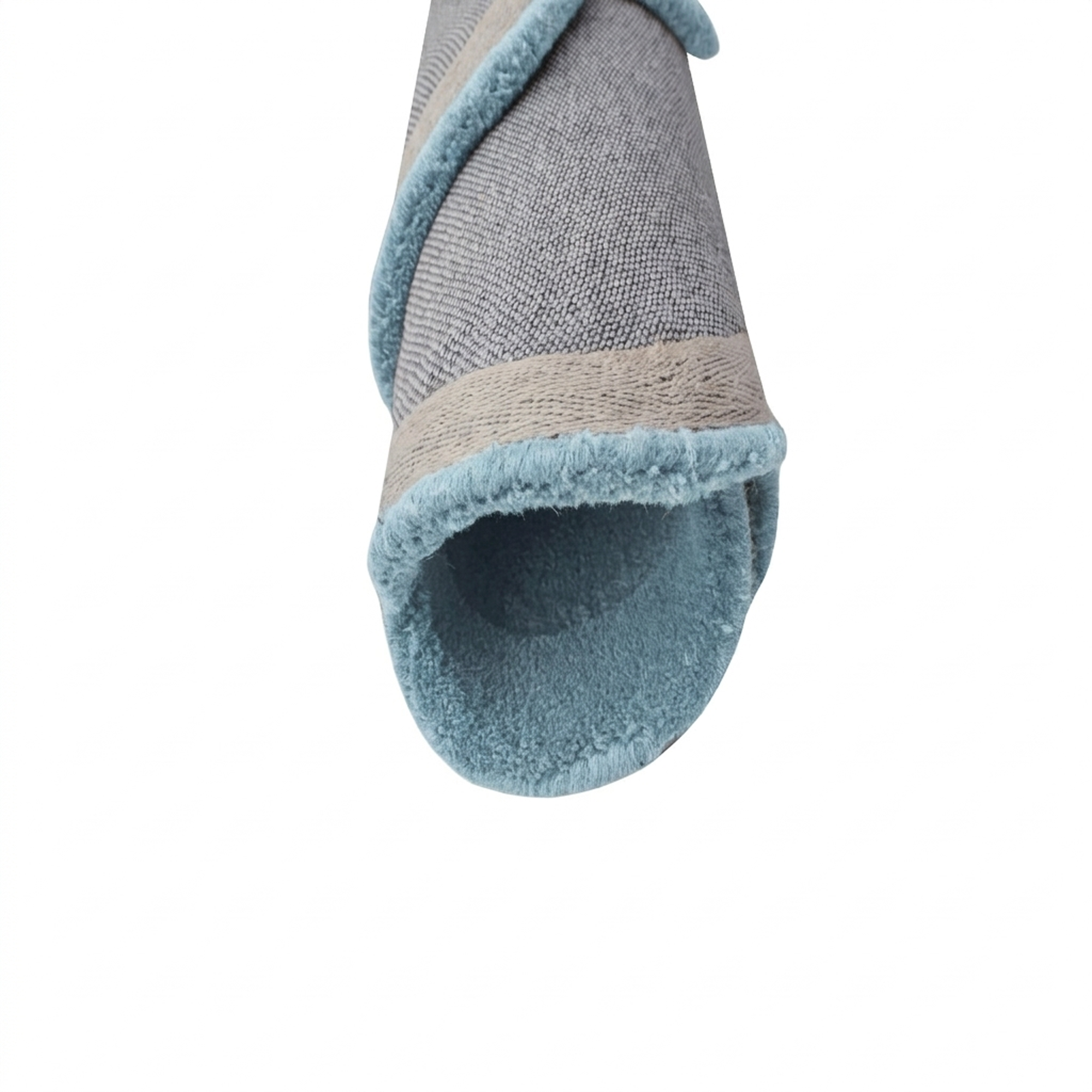 Handtufted Wool Rug-Rivoli 6447-Eggshell Blue-160X160cm