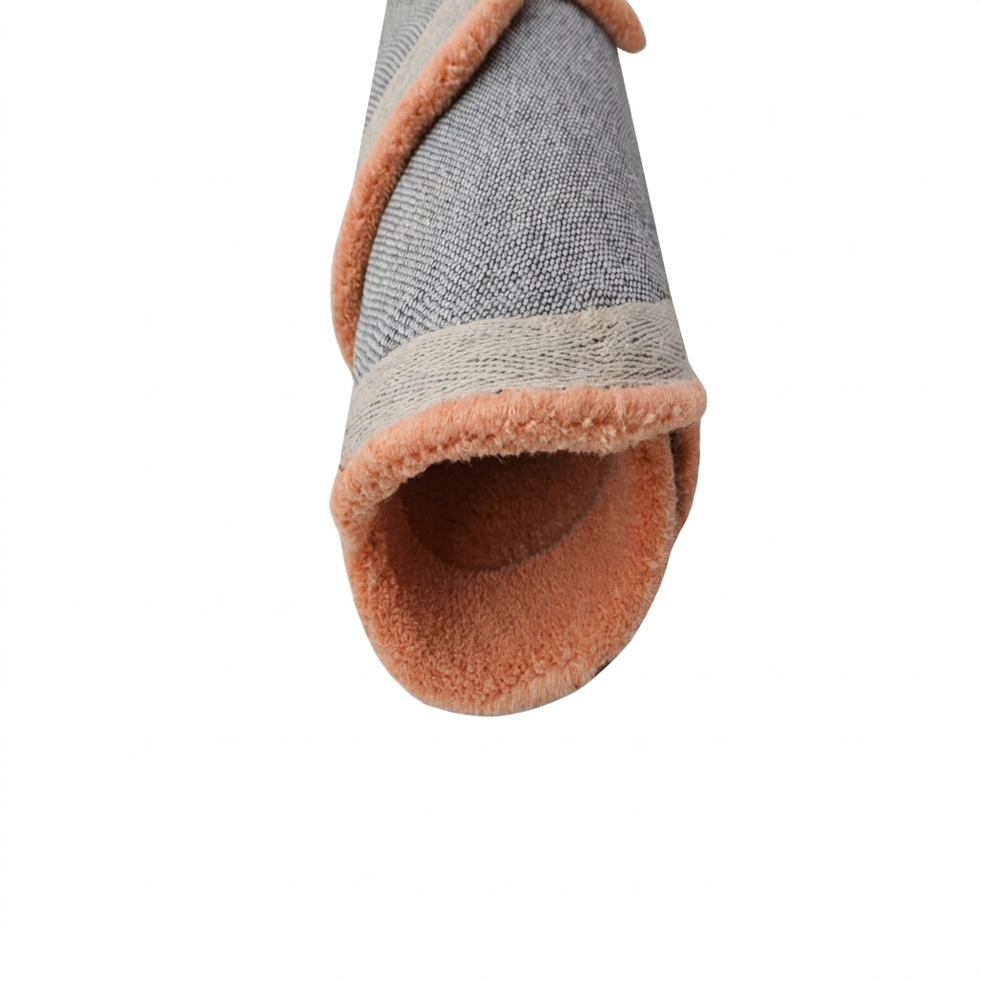 Handtufted Wool Rug-Rivoli 6447-Peach-160X160cm