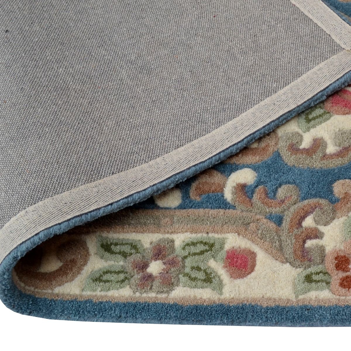 Traditional Handmade Wool Rug-Avalon-Blue