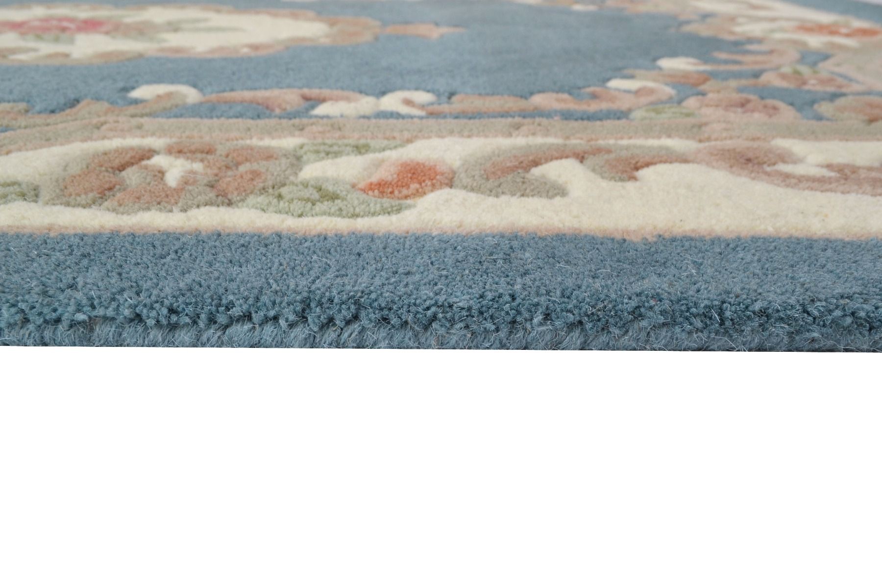 Traditional Handmade Wool Rug-Avalon-Blue