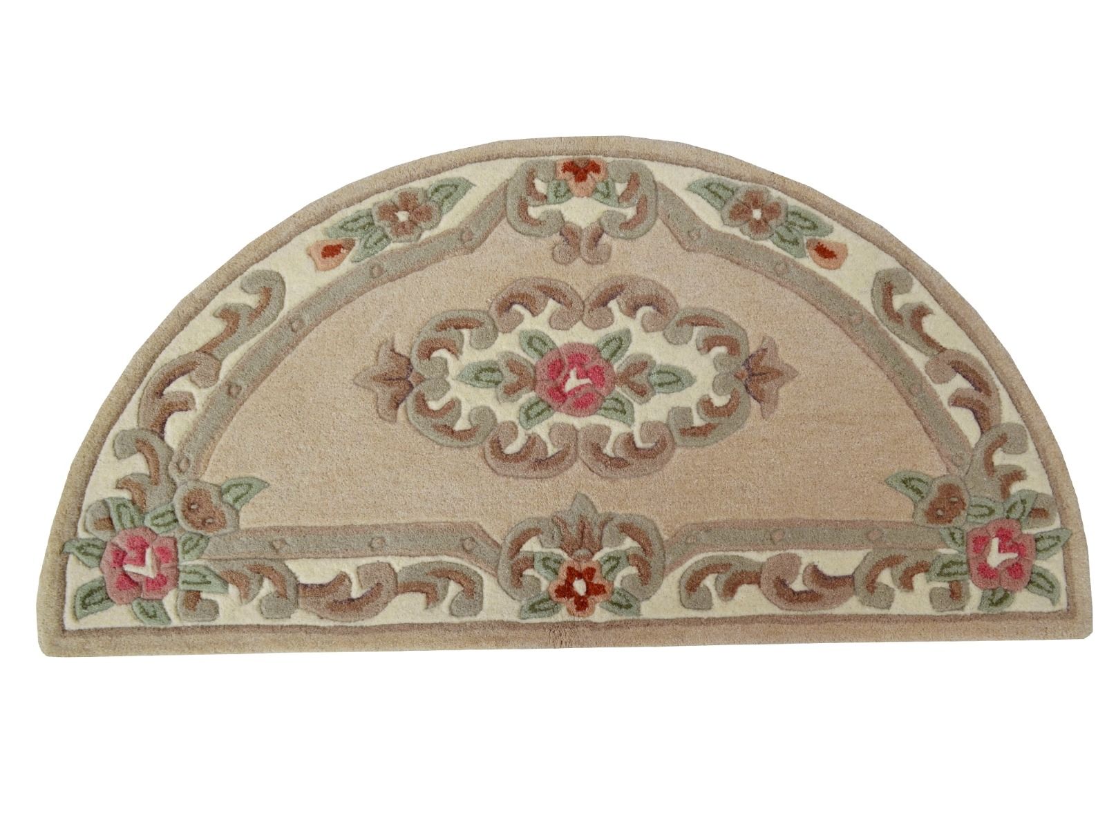 Traditional Handmade Wool Rug-Avalon-Beige