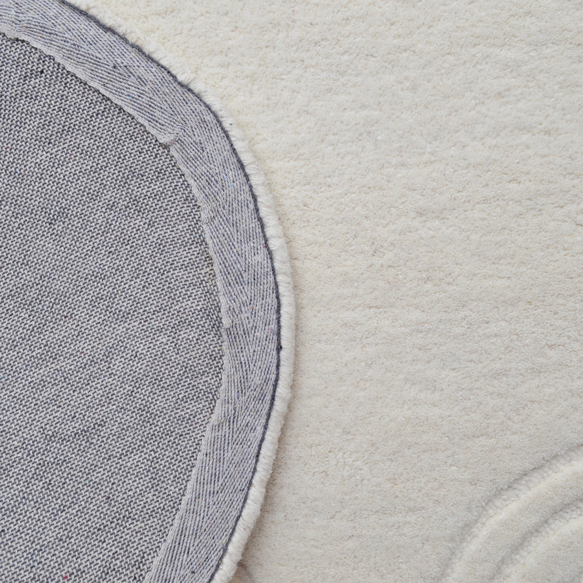 Handmade Novelty Wool Rug-6429-Ivory-110x160cm