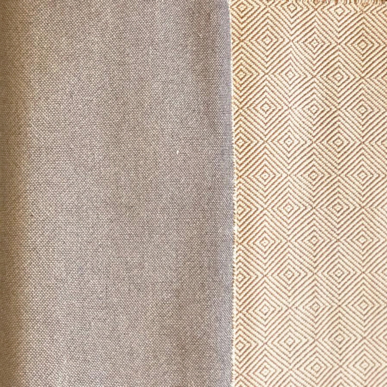 Trendy Cotton Rug - Diamond - Orange/White - 150x225cm