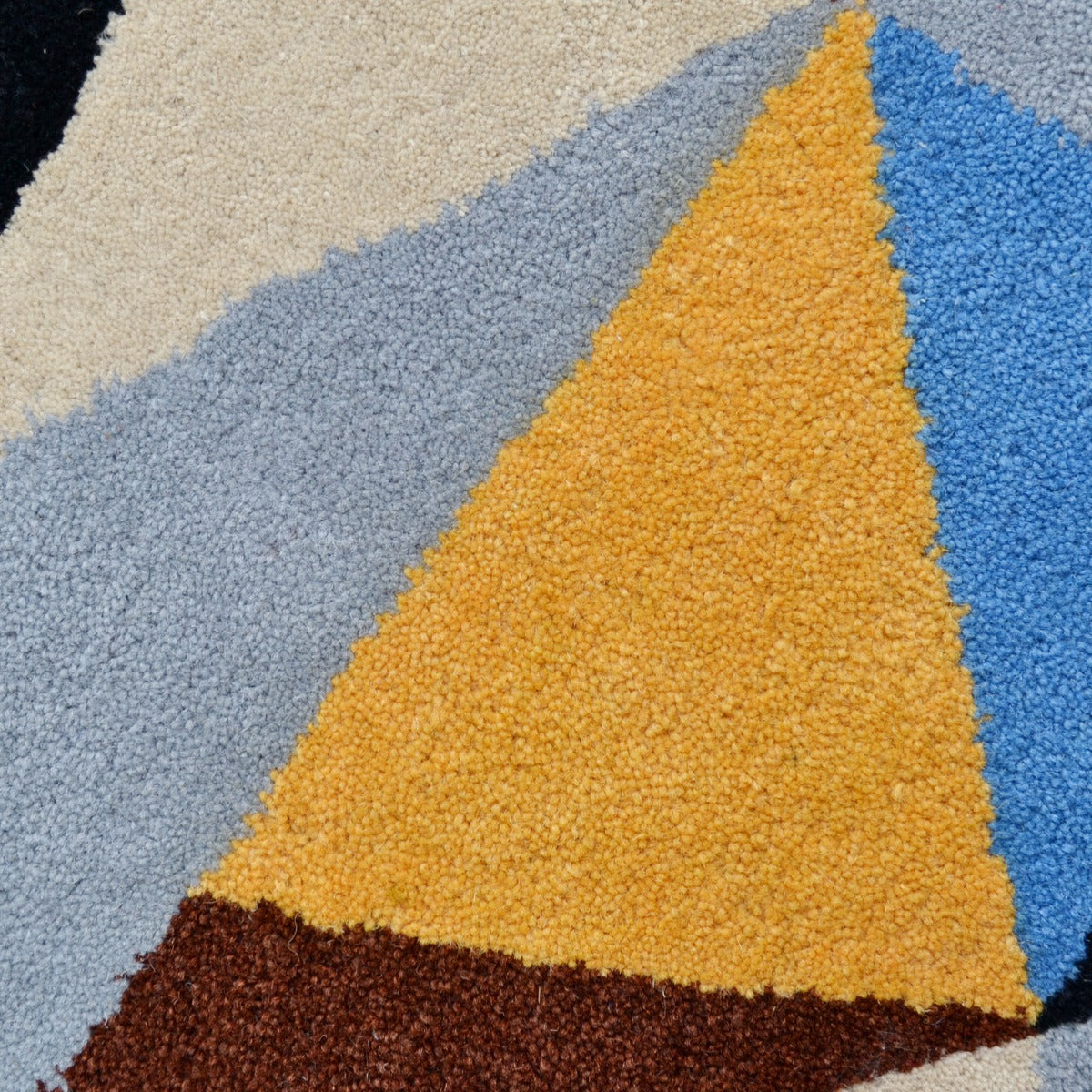 Handmade Trendy Woollen Rug- Divinity 6299- Multi- 100x100cm