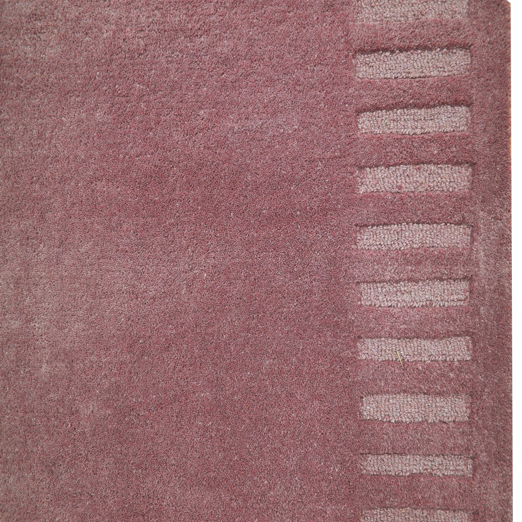 Handtufted Wool Rug-Unique 6445-Ash Rose-110X160cm