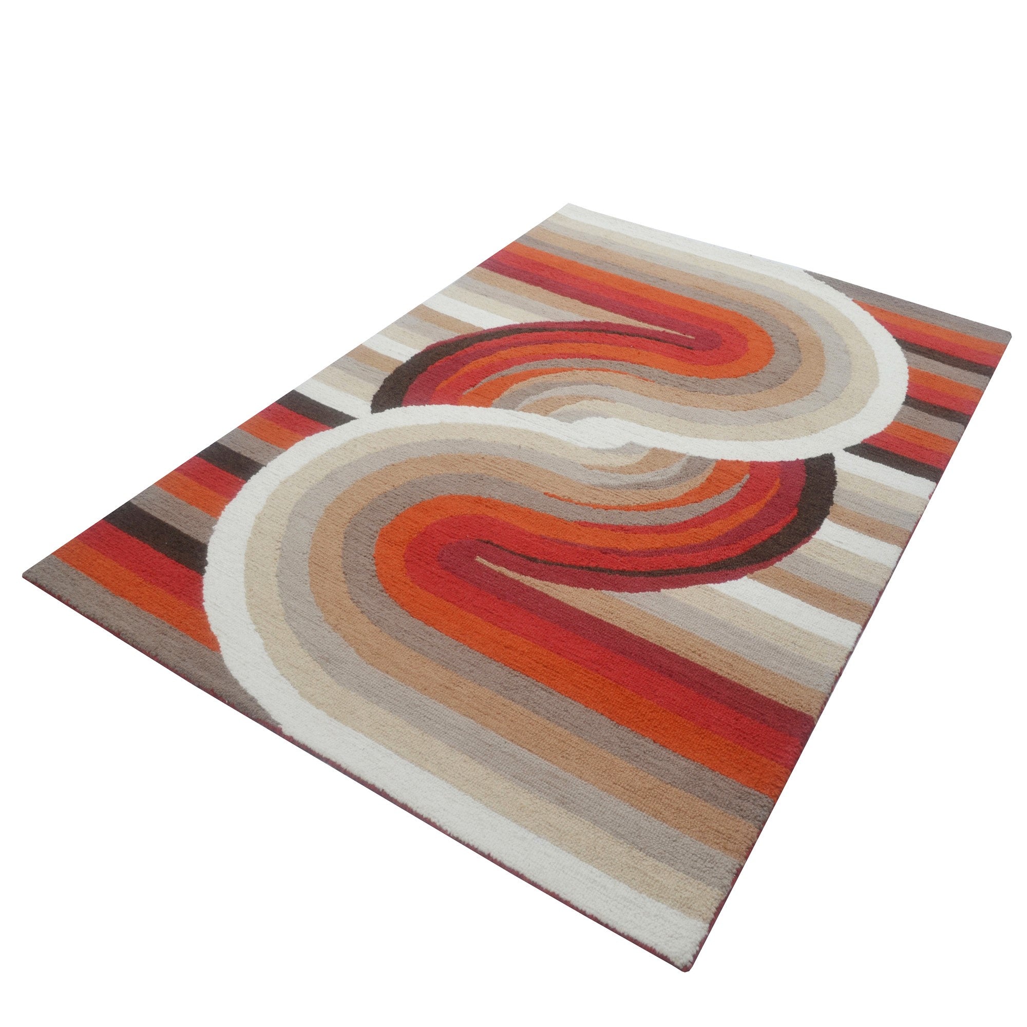 Handmade Luna Wool Rug- 6441-Multi-110x160cm
