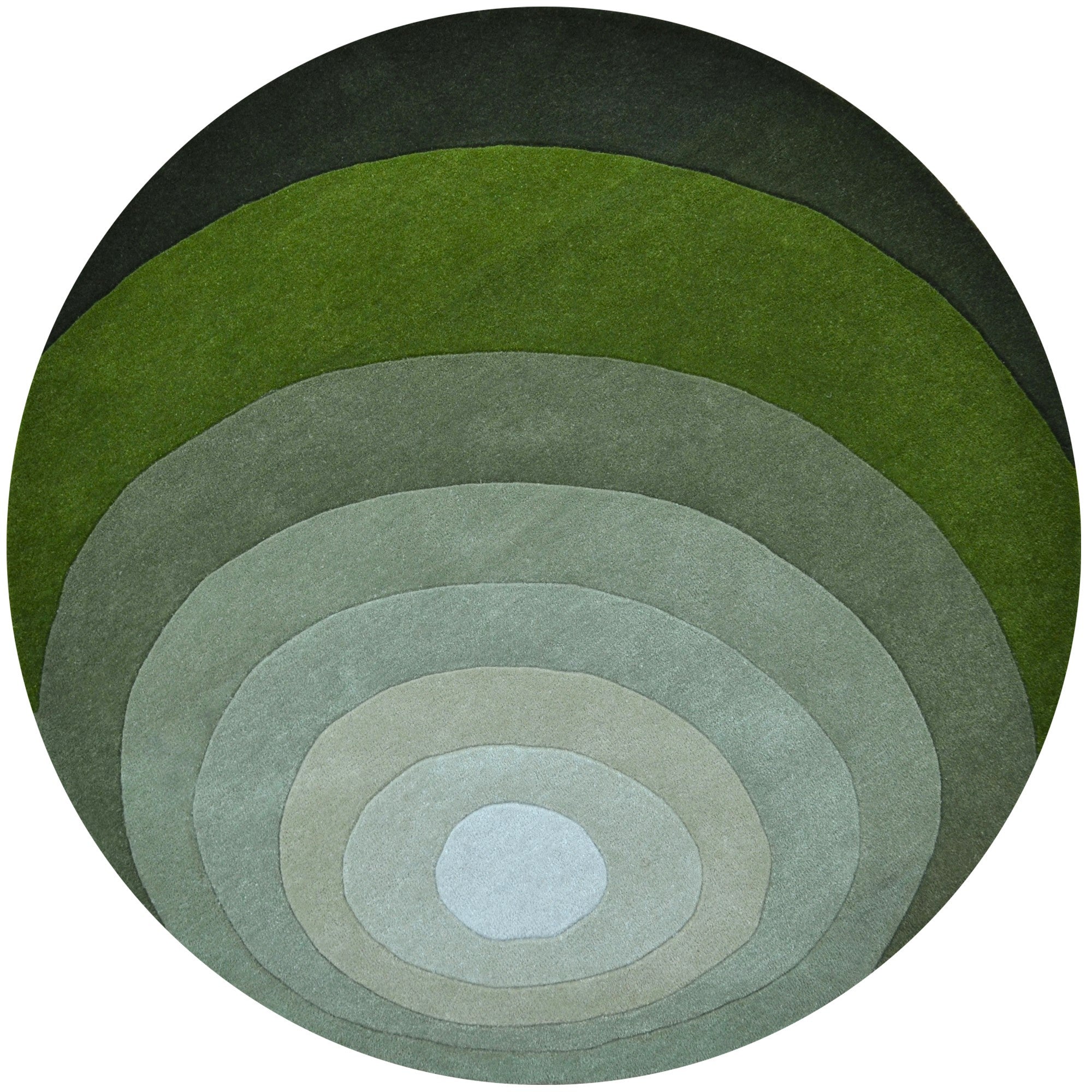 Handtufted Wool Rug-Florian 6446-Sage Green-160X160cm