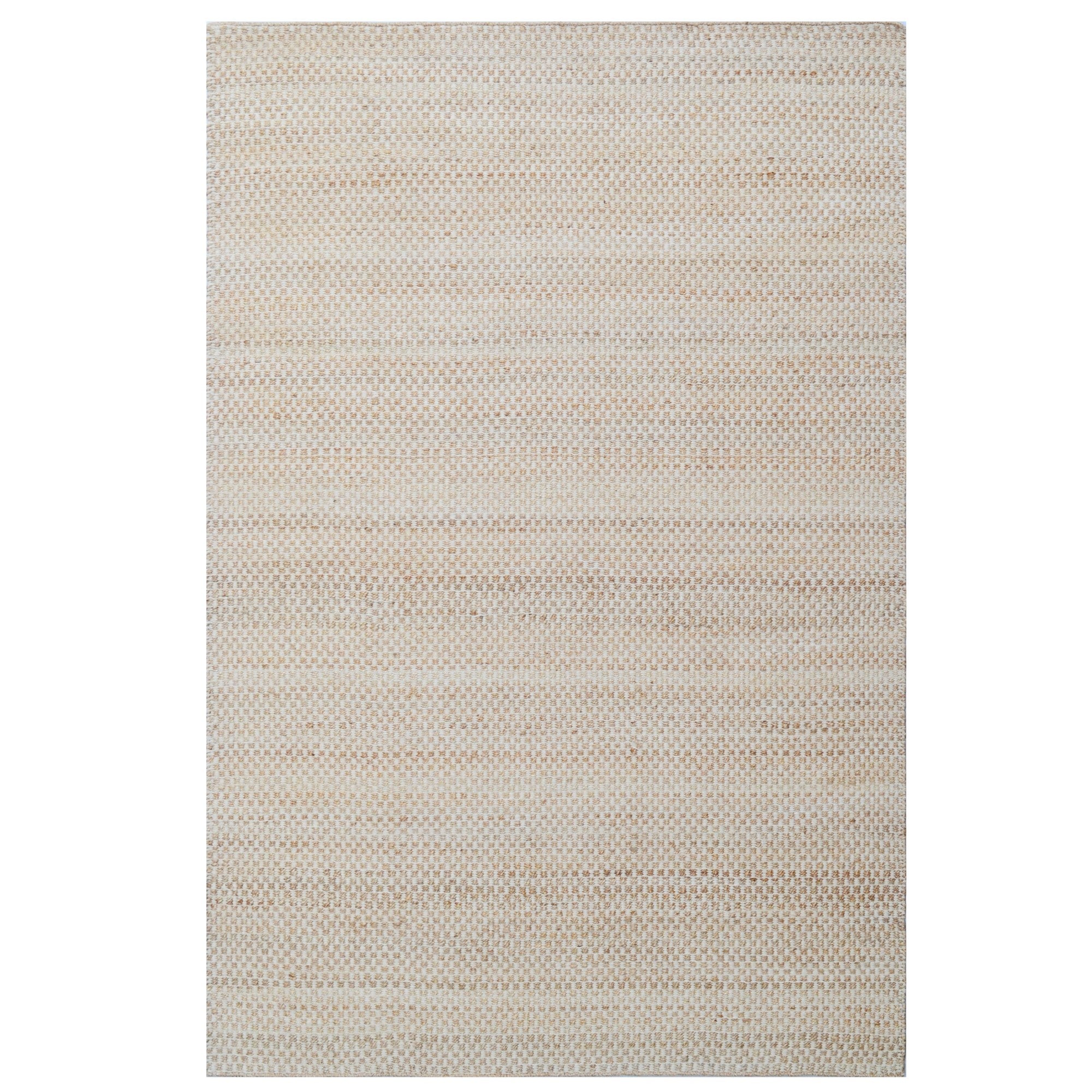 Handwoven Cotton and Jute Rug- BALI 1149-Natural-80x150cm