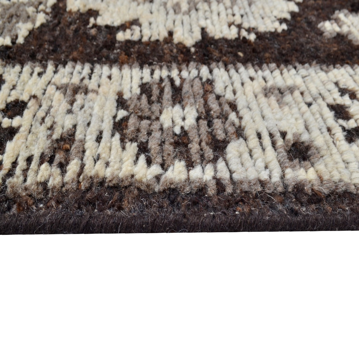 Modern Handknotted Rug-Anatolia-Brown Natural-160x230cm