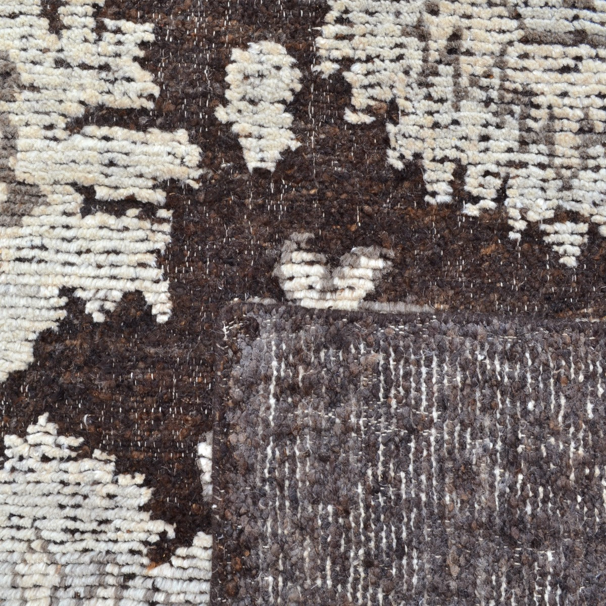 Modern Handknotted Rug-Anatolia-Brown Natural-160x230cm