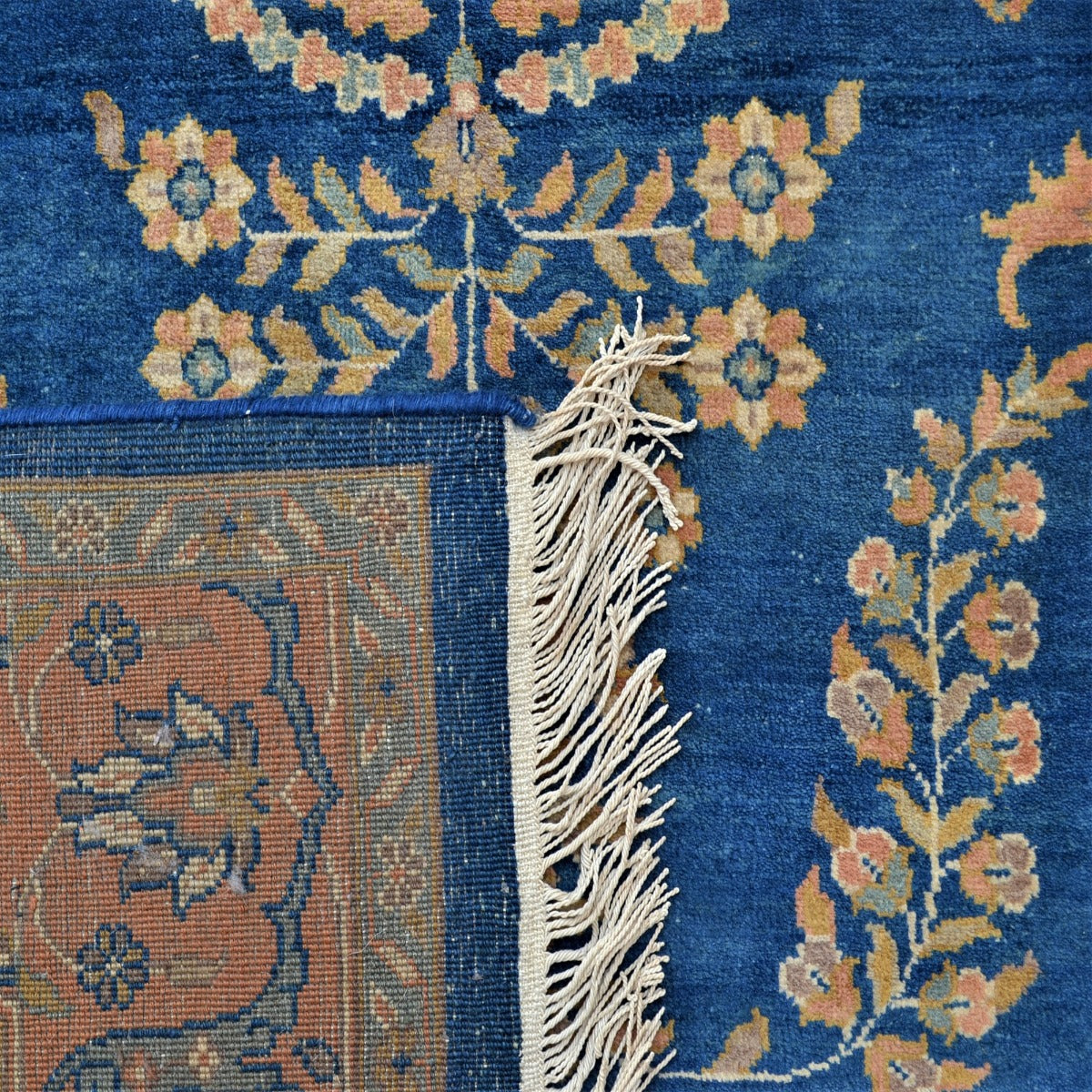 Handknotted Wool Rug-Antalya 202-Blue Rust-167x233cm