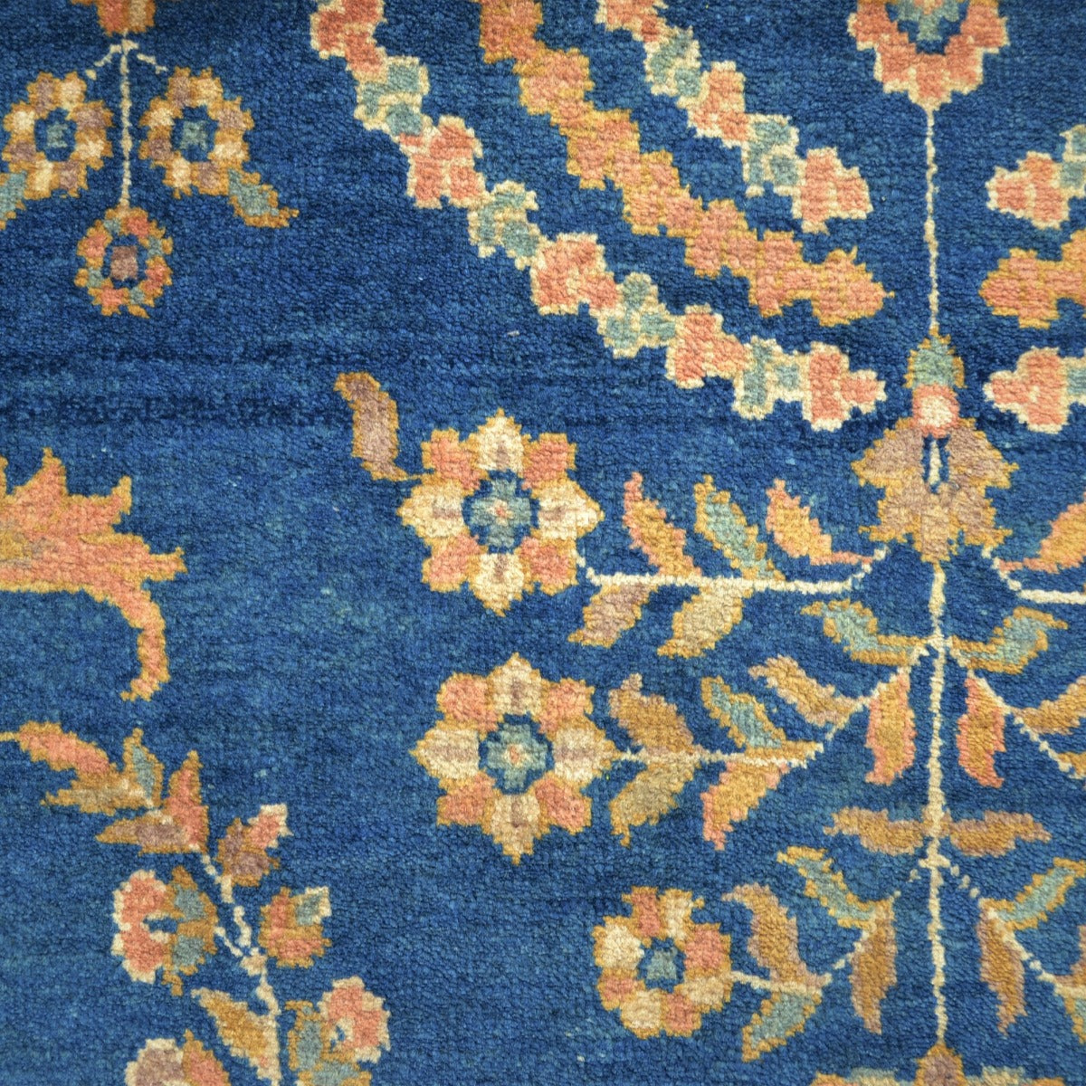 Handknotted Wool Rug-Antalya 202-Blue Rust-167x233cm