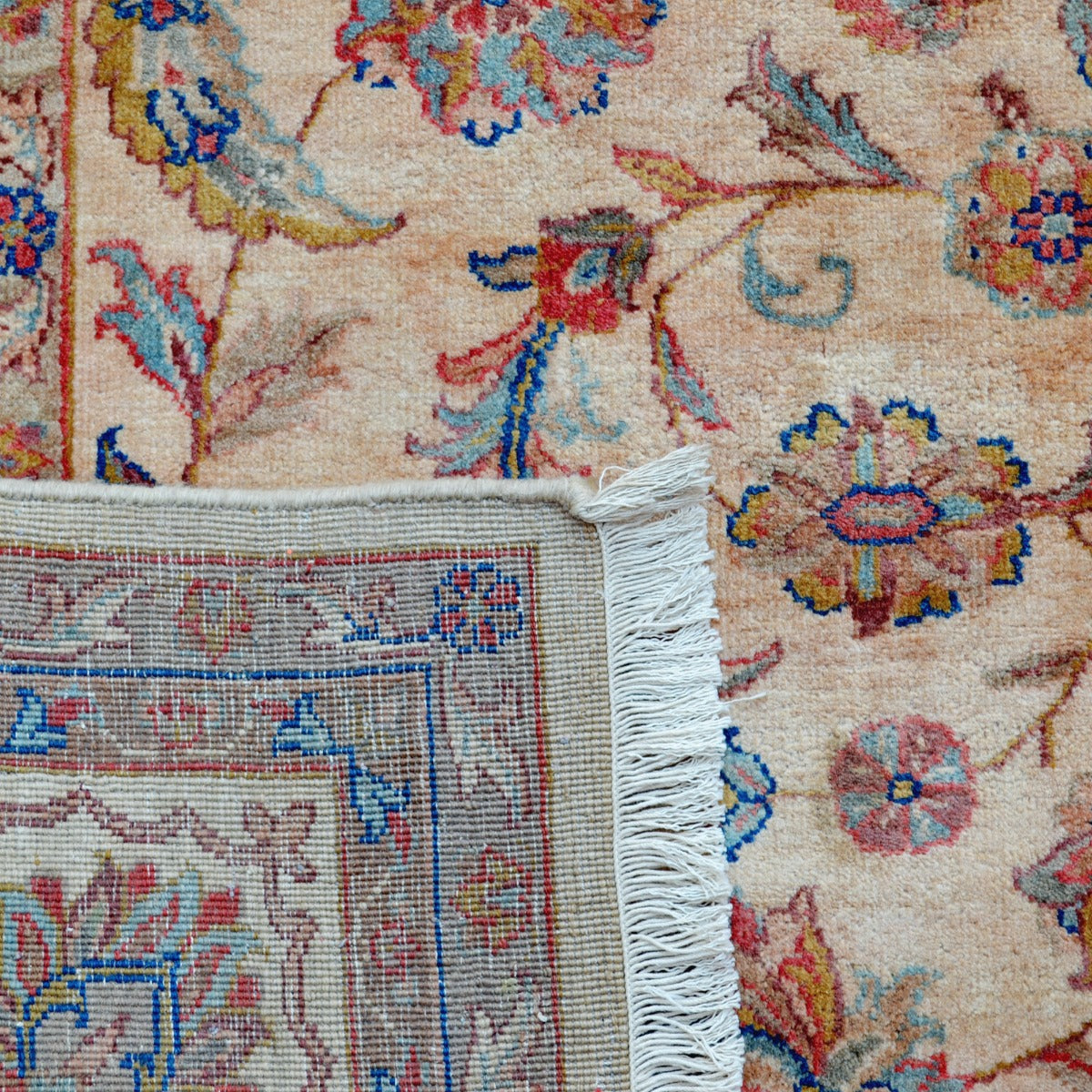 Handknotted Jodhpur 212 Rug-Cream Cream-177x245cm