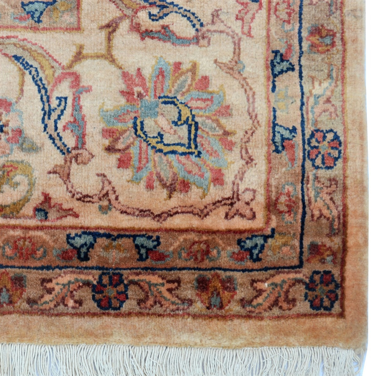 Handknotted Jodhpur 212 Rug-Cream Cream-177x245cm
