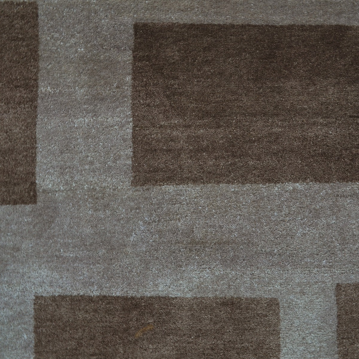 Handknotted Lori buff wool Rug - Brown - 140x200cm