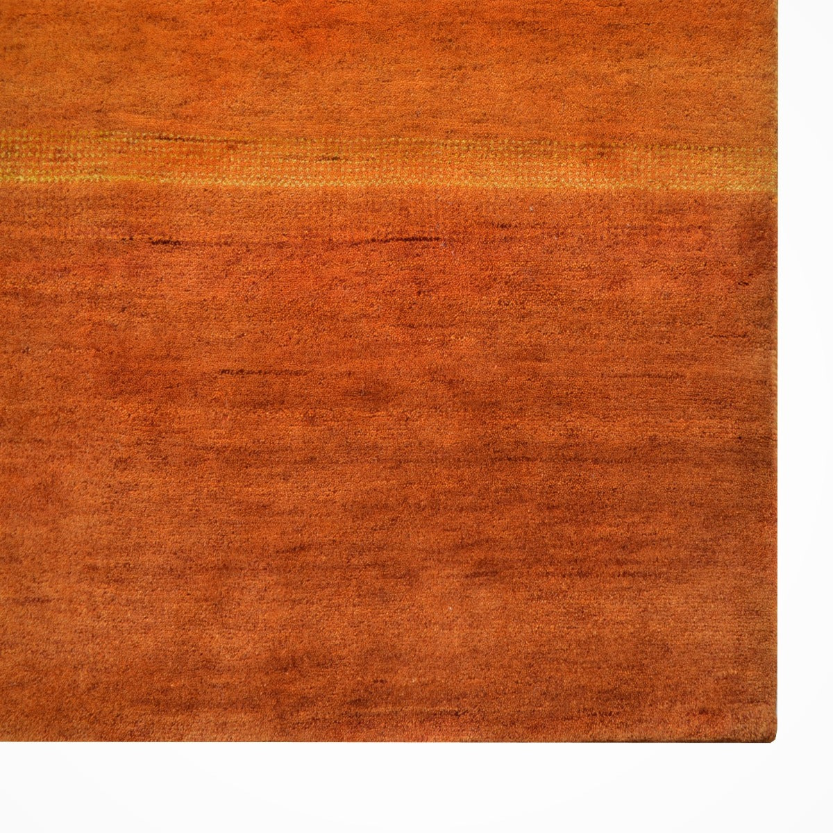 Handknotted Lori buff wool Rug - Gold - 120x180cm