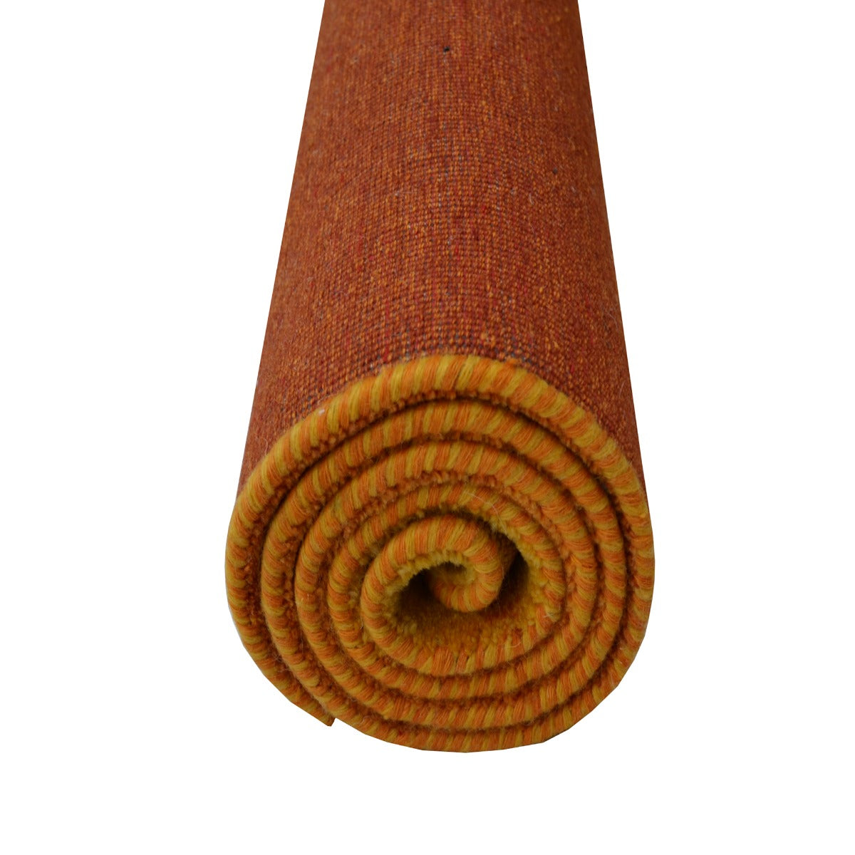 Handknotted Lori buff wool Rug - Gold - 120x180cm