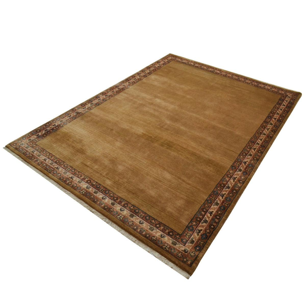 Handknotted Nairobi 206-Cream Rectangle-168x238cm