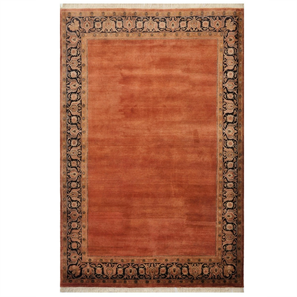 Handknotted Rome 209 Rug- Rust Blue -180x245cm