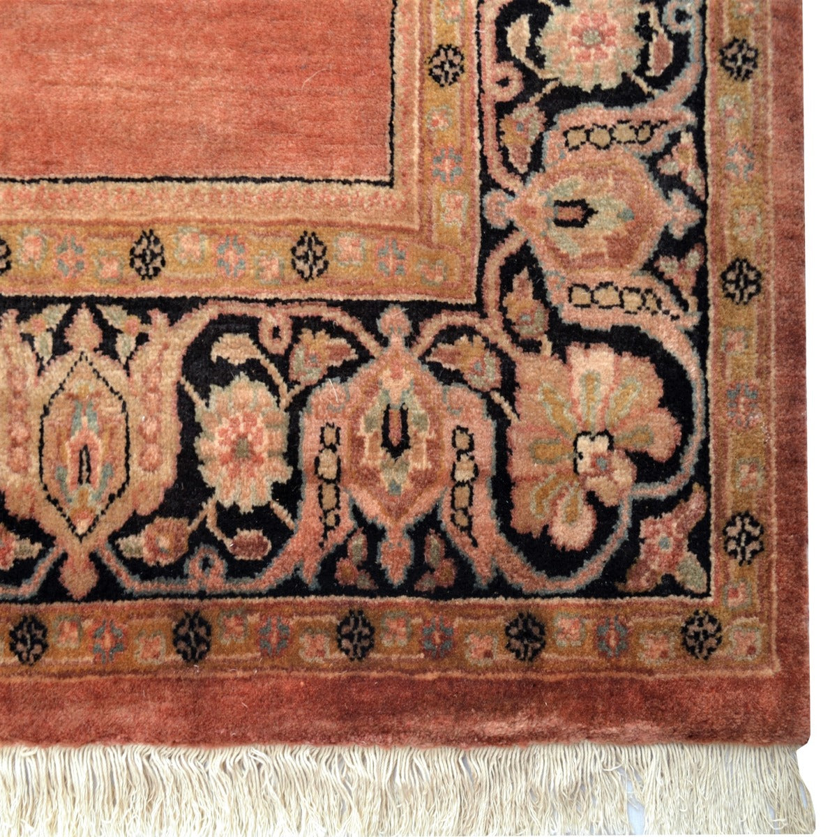 Handknotted Rome 209 Rug- Rust Blue -180x245cm