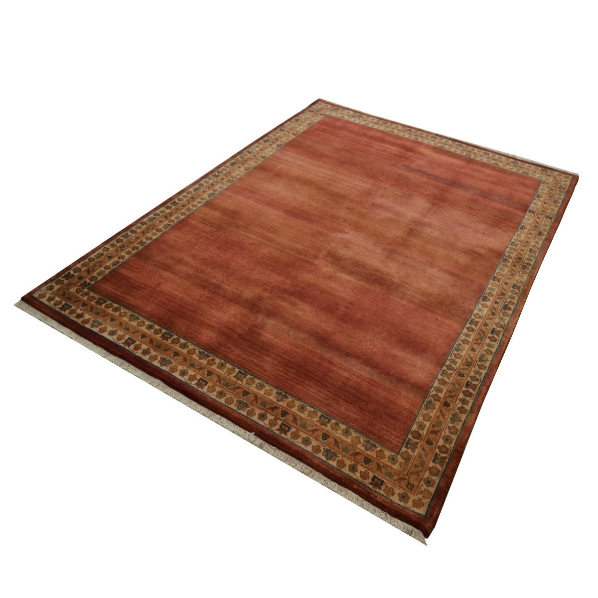 Handknotted Sharjah 205- Rust Cream -171x238cm