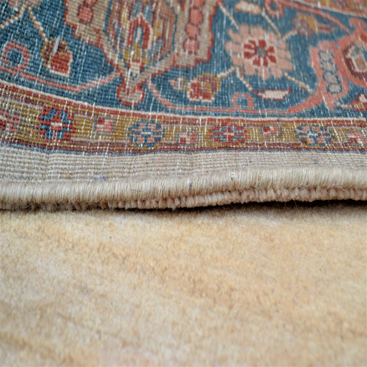 Handknotted Sofia 215 Rug-Cream Blue Rectangle-177x245cm