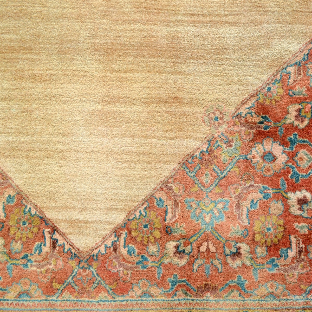 Handknotted Sofia 215 Rug-Cream Blue Rectangle-177x245cm