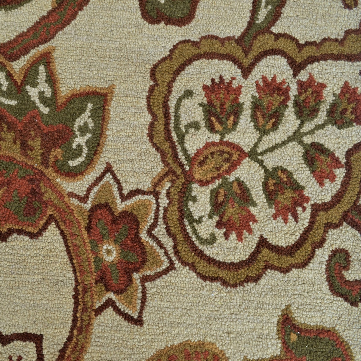 Handmade Wool Rug-202205-Beige Multi-160x230cm