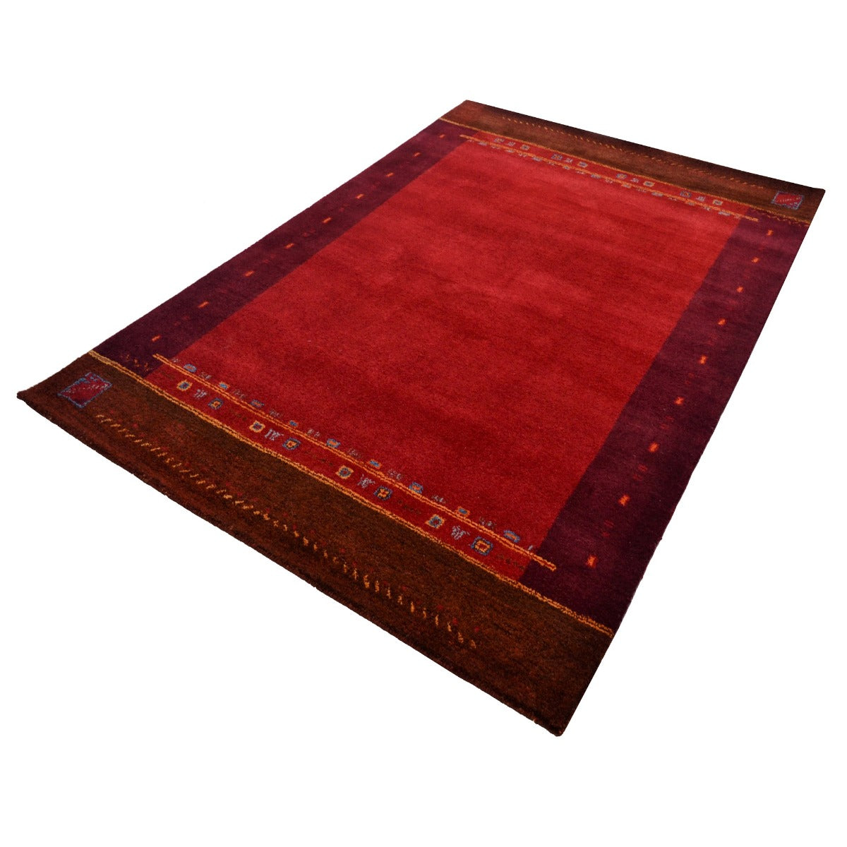 Handmade Wool Rug-202207-Red-160x230cm